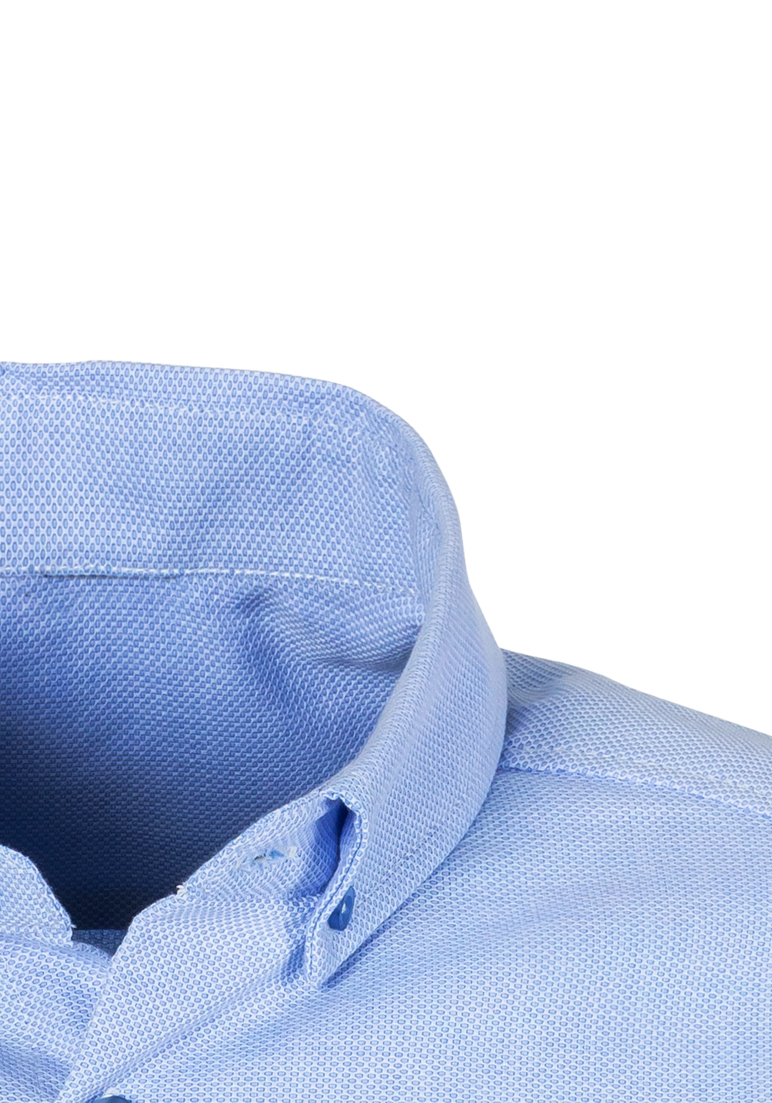 H.I.S Overhemd met korte mouwen Regular fit in hoogwaardige structuur-look
