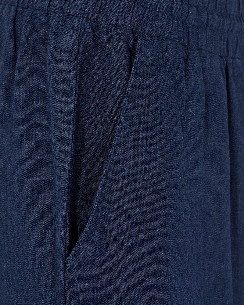 FREEQUENT 7/8 broek FQLAVA-ANKLE-PA van linnen en met koord