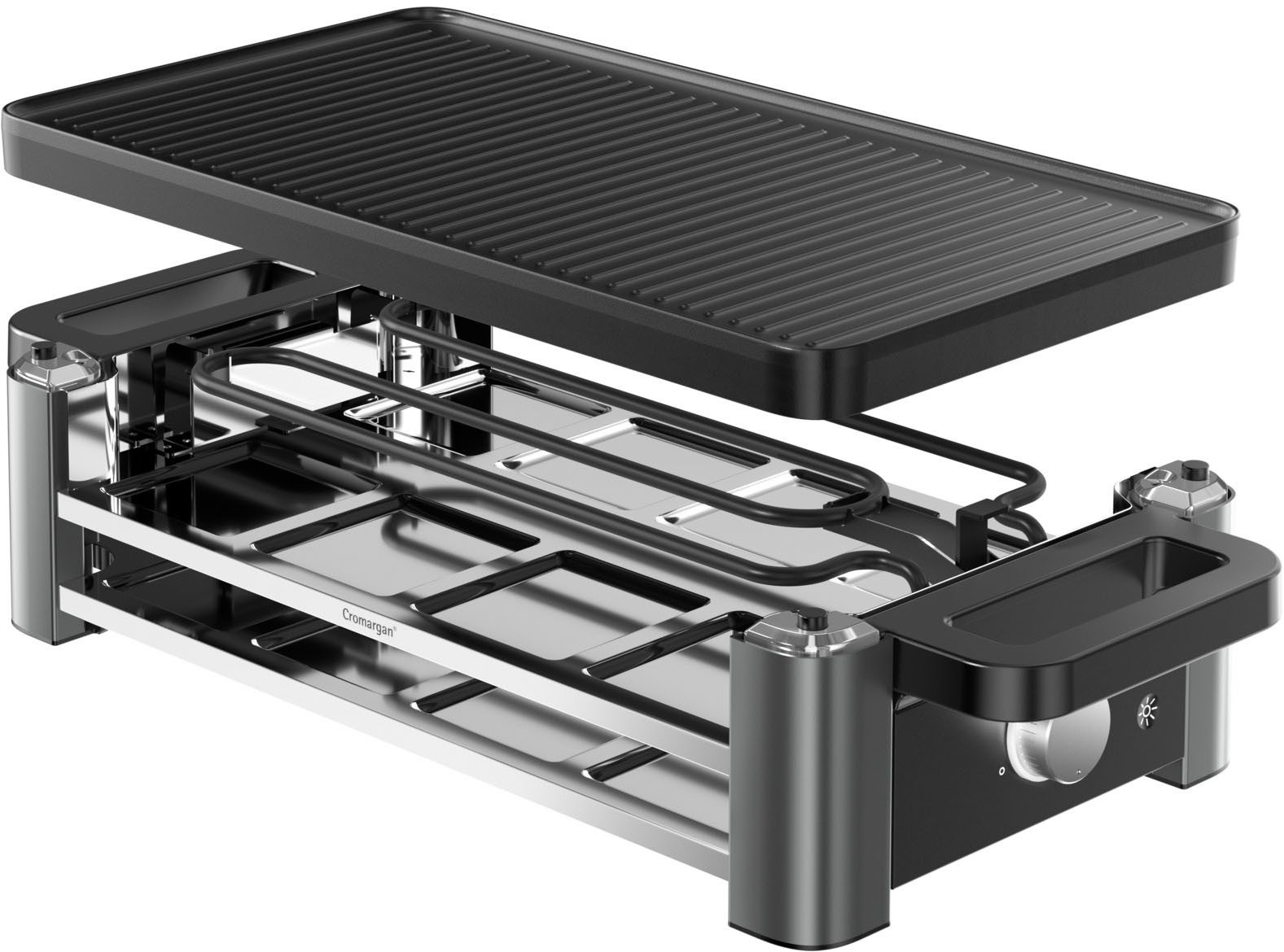WMF Raclette Master, indirecte LED-verlichting, keramische coating