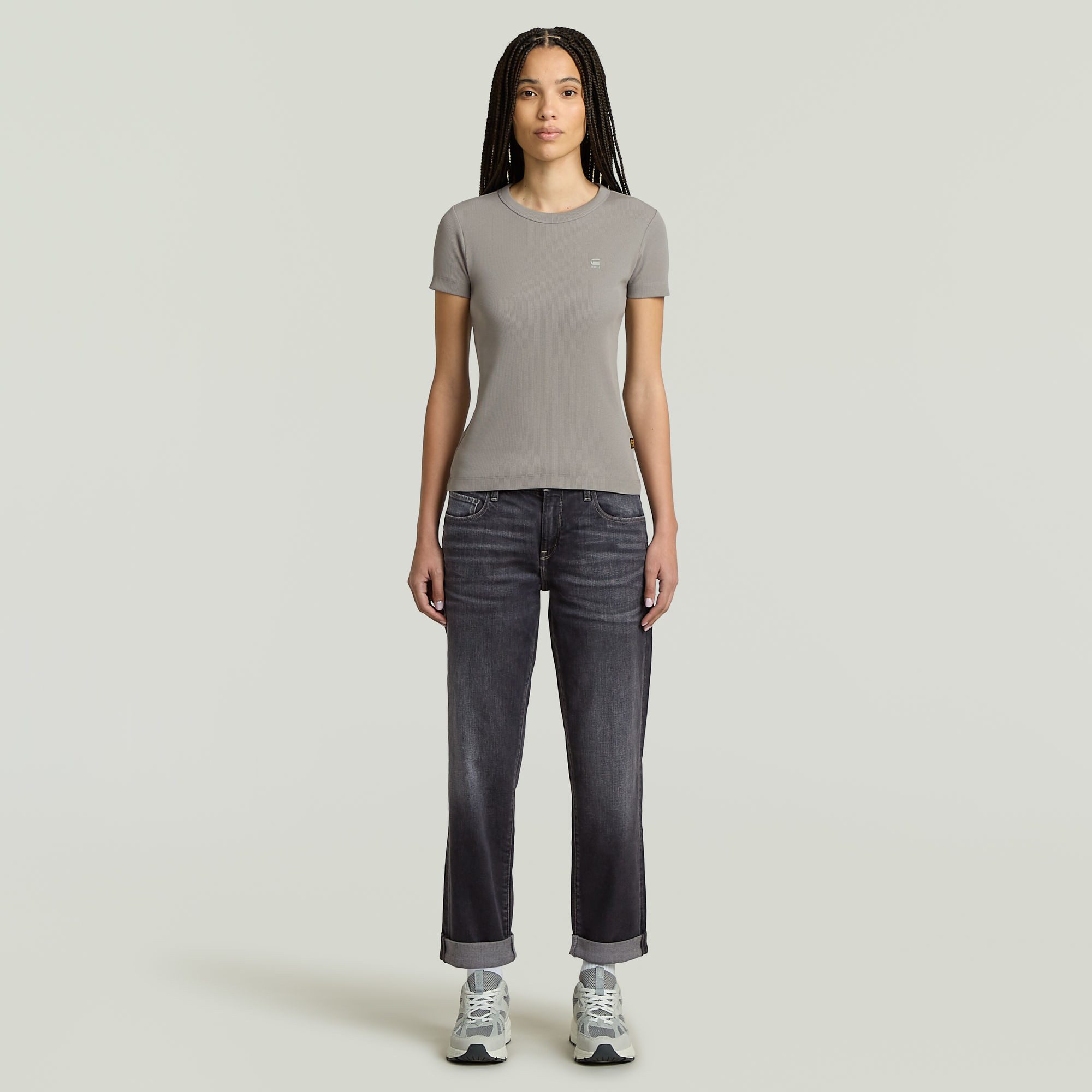G-Star RAW T-shirt Rib Cap Sleeve