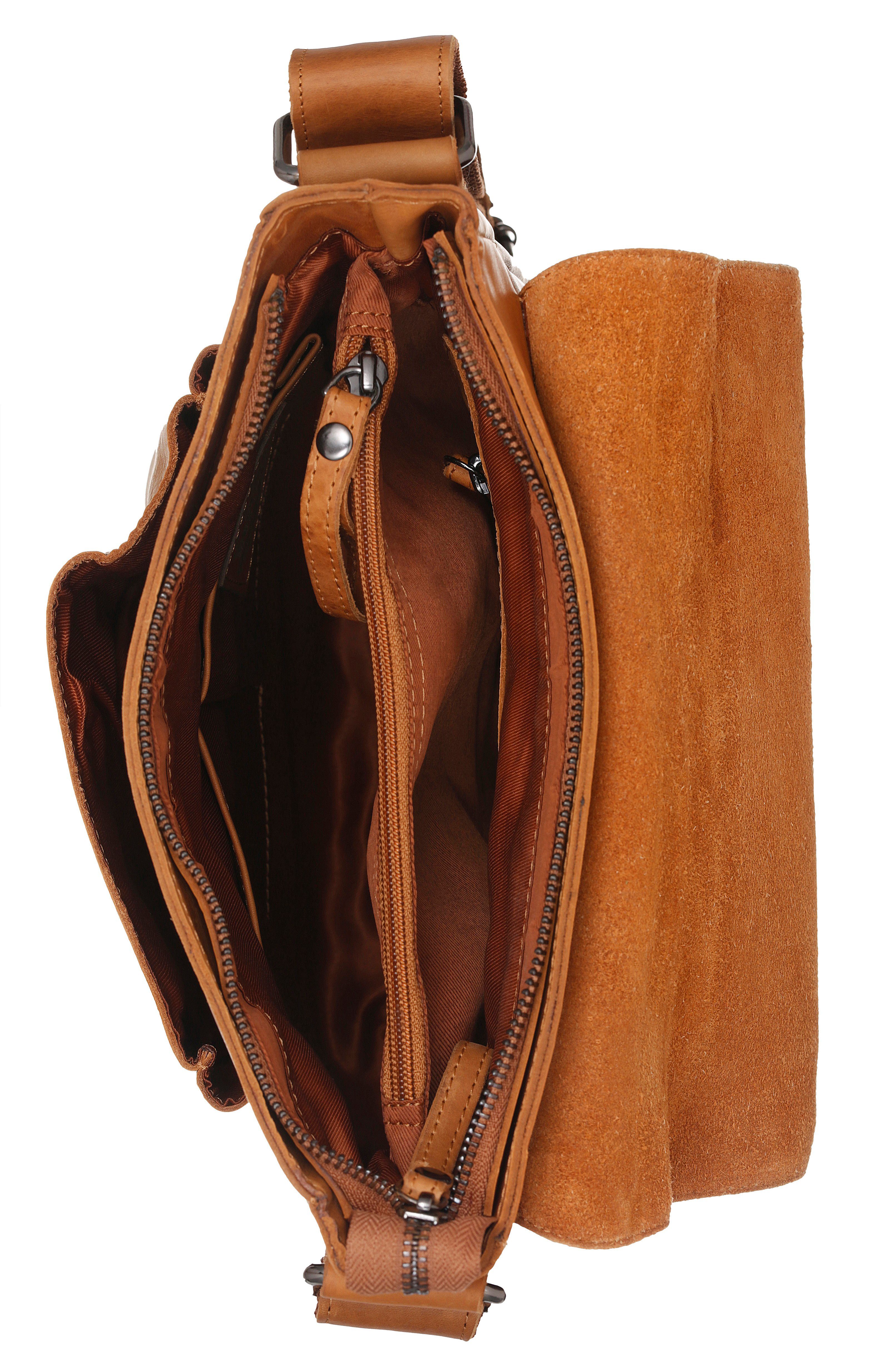 MUSTANG Schoudertas San Marino Shoulderbag met praktische indeling