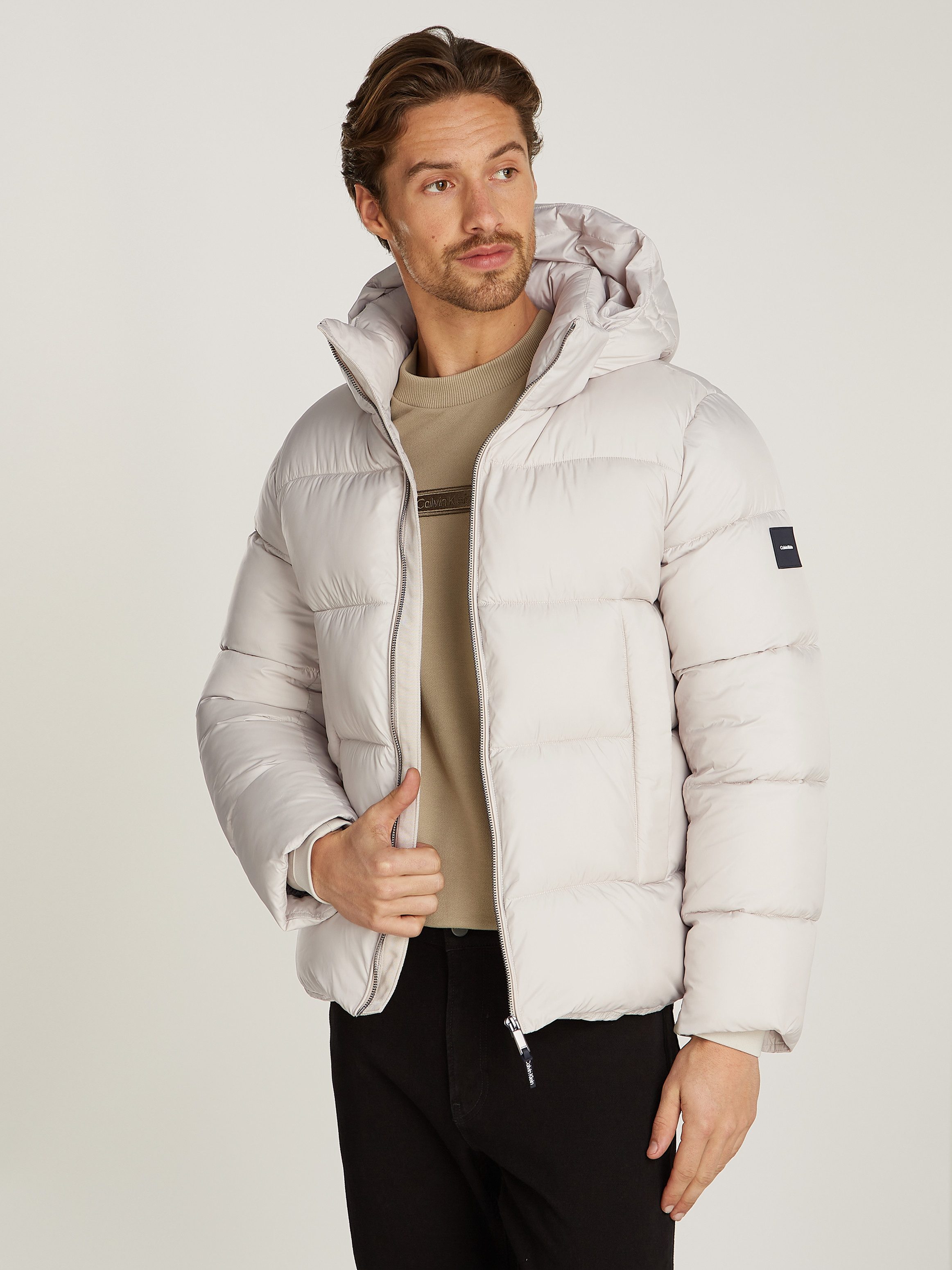 Calvin Klein Outdoorjack met logopatch