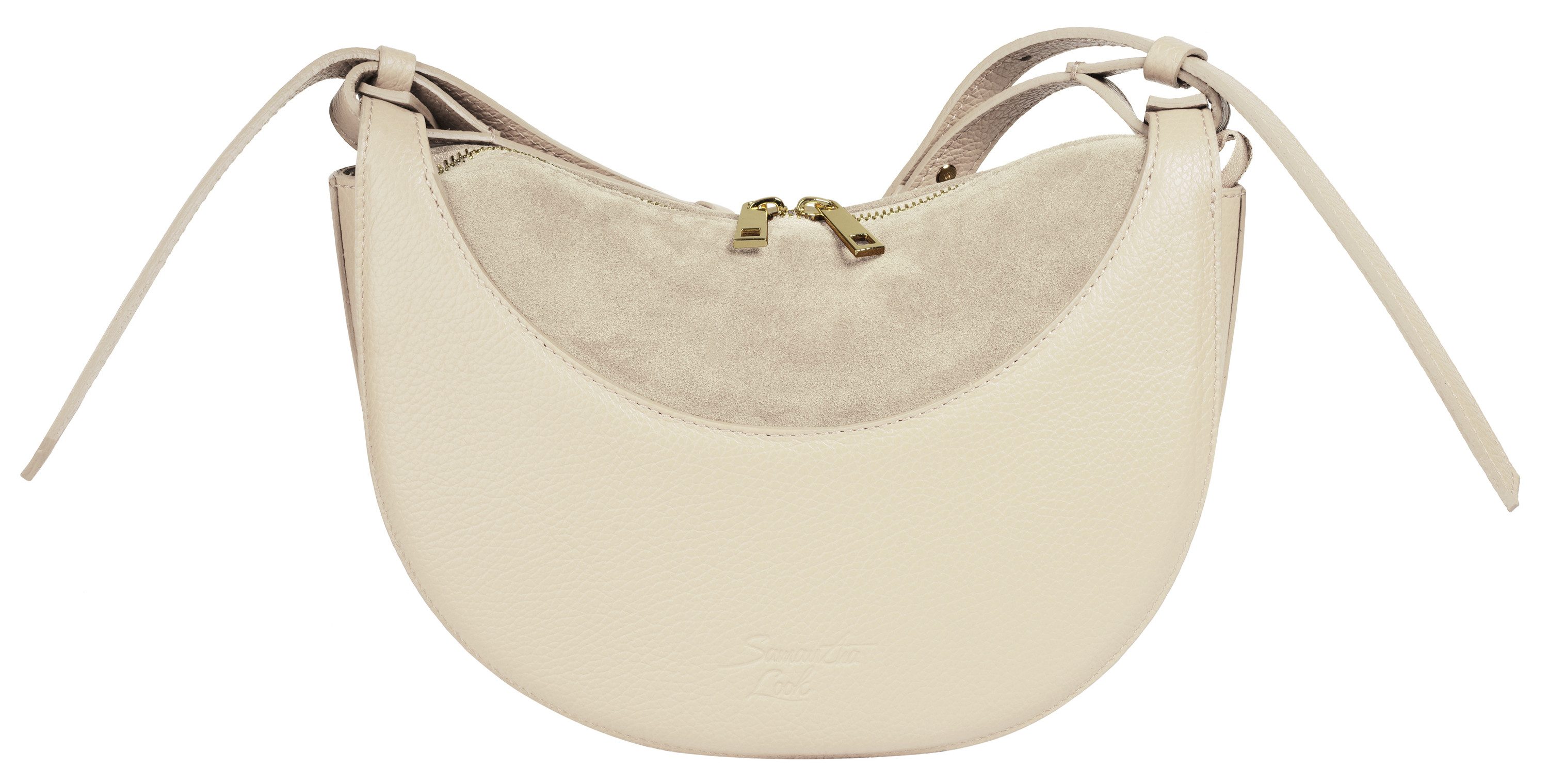 Samantha Look Schoudertas echt leer, made in italy