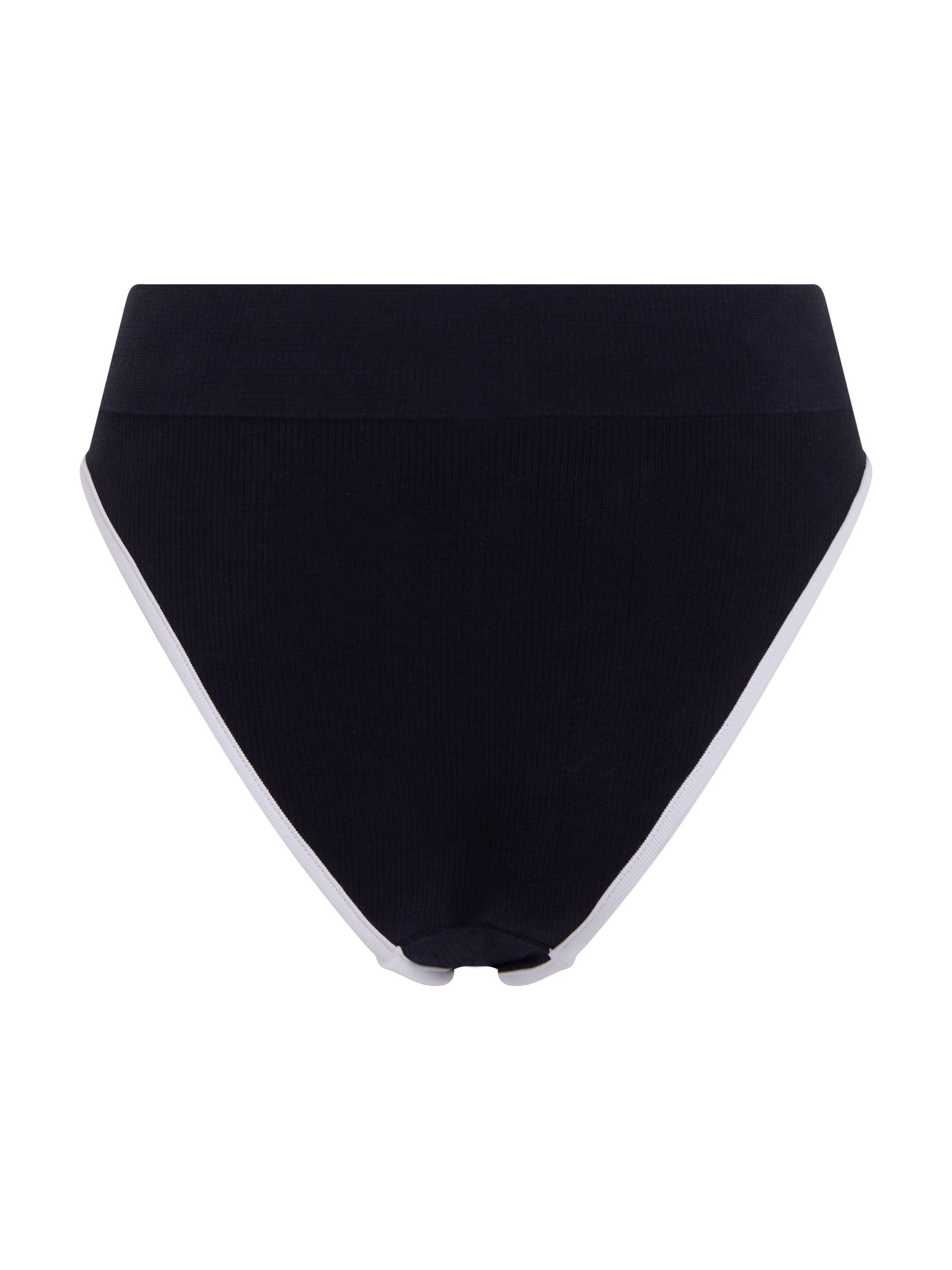 Tommy Hilfiger Underwear Bikinibroekje Bikini Ribstof, brede band, logo-inscriptie