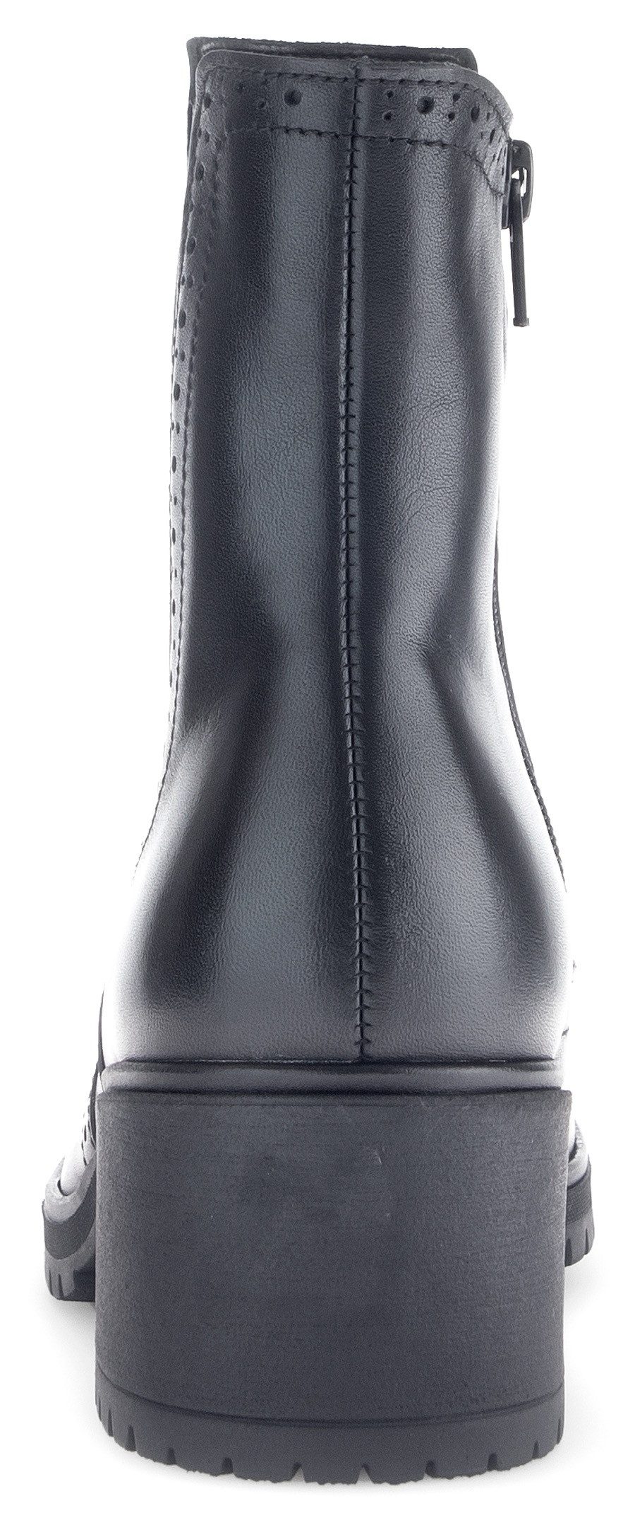 Gabor Chelsea-boots blokhak, business schoen, enkellaars met lyra perforatie
