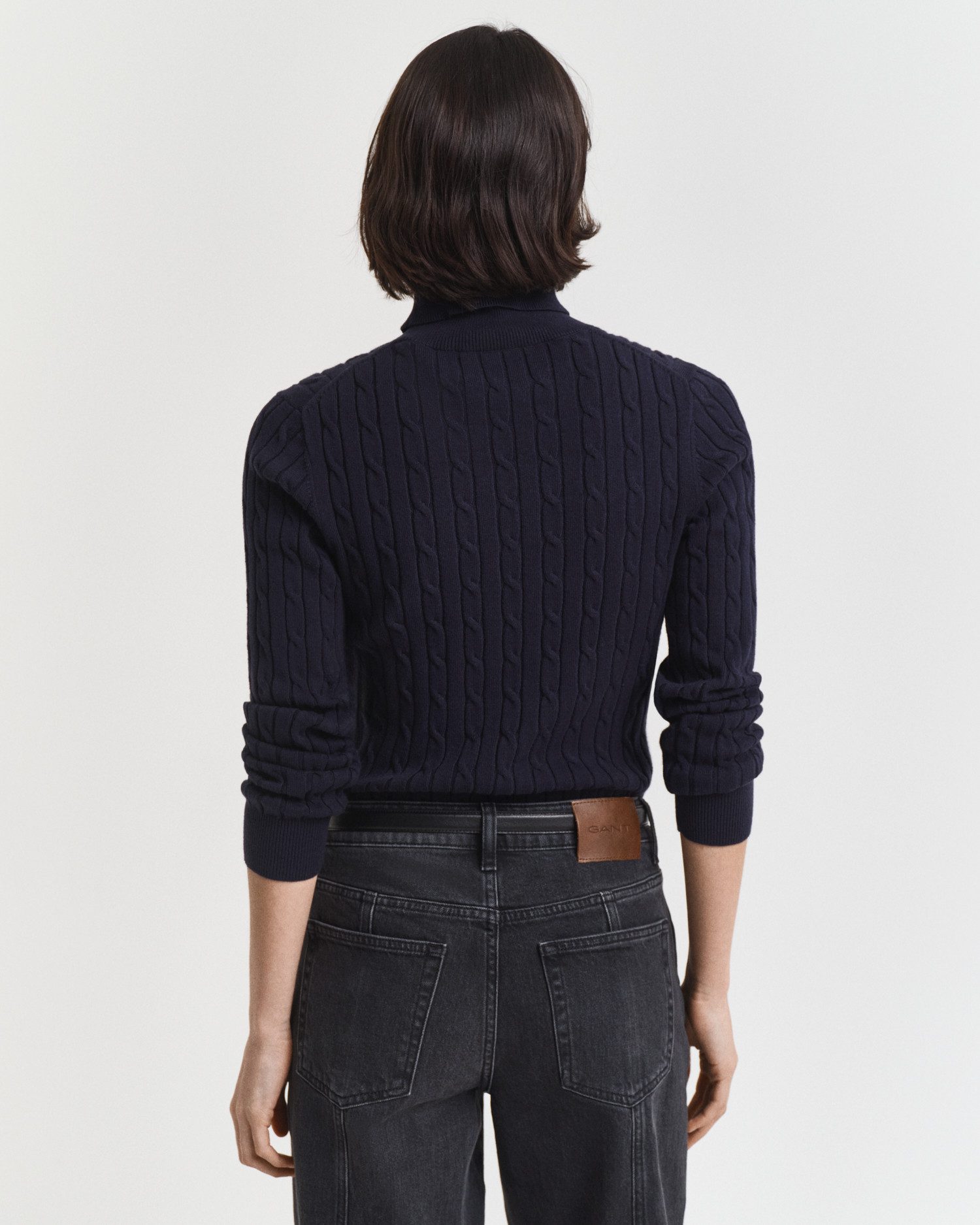Gant Coltrui STRETCH COTTON CABLE TURTLENECK