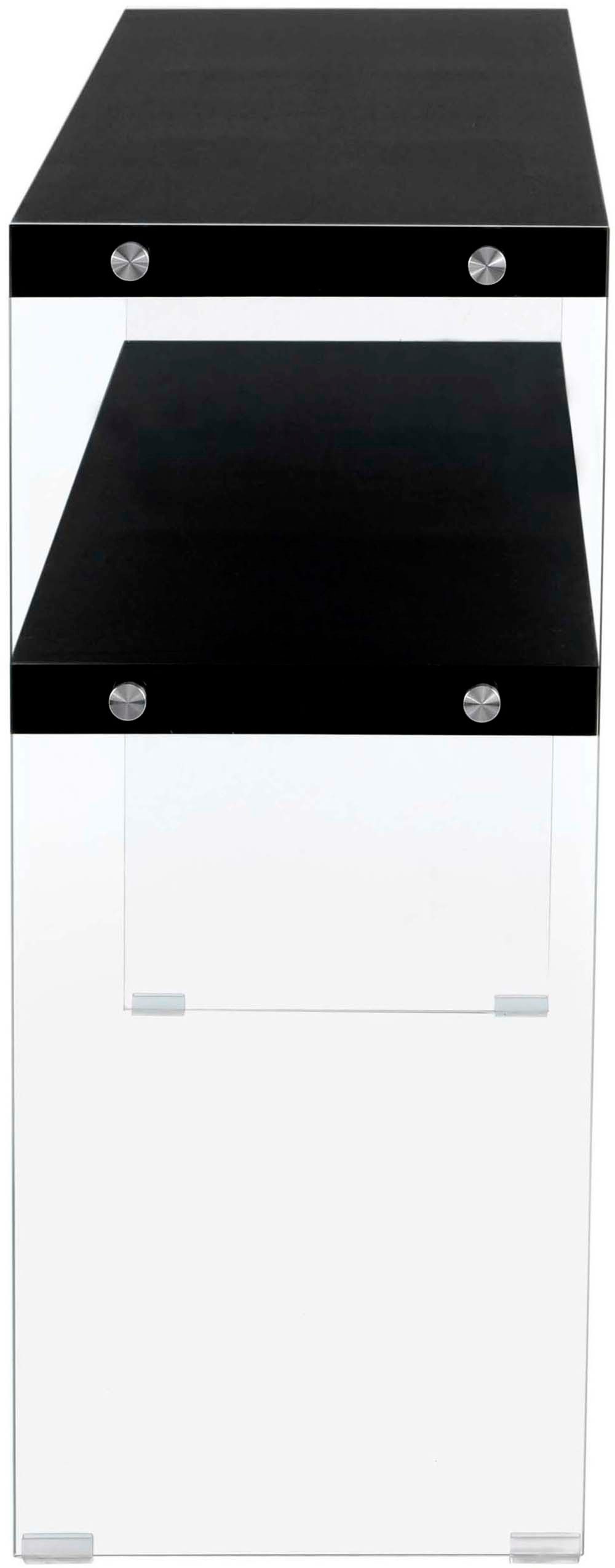 Kayoom Sidetable Elementary, vierkante vorm, veel opslagruimte Oppervlakken, gehard glas, onderhoudsvriendelijk, effen ontwerp (1 stuk)