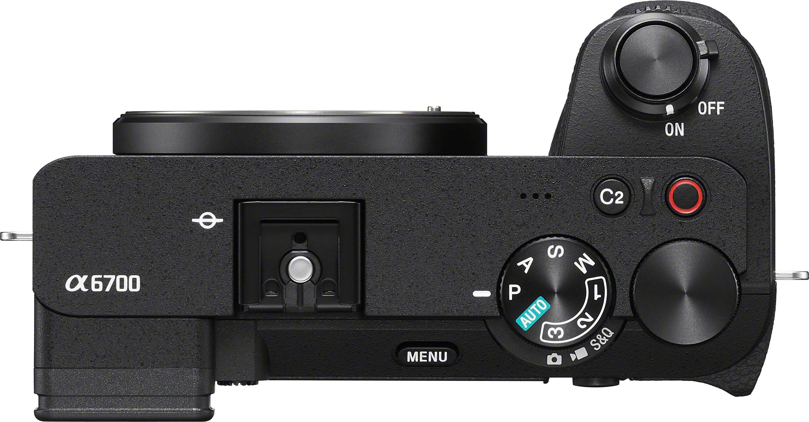 Sony Systeemcamera-body Alpha 6700 spiegelloze APS-C Digitale camera, AI-gebaseerde autofocus