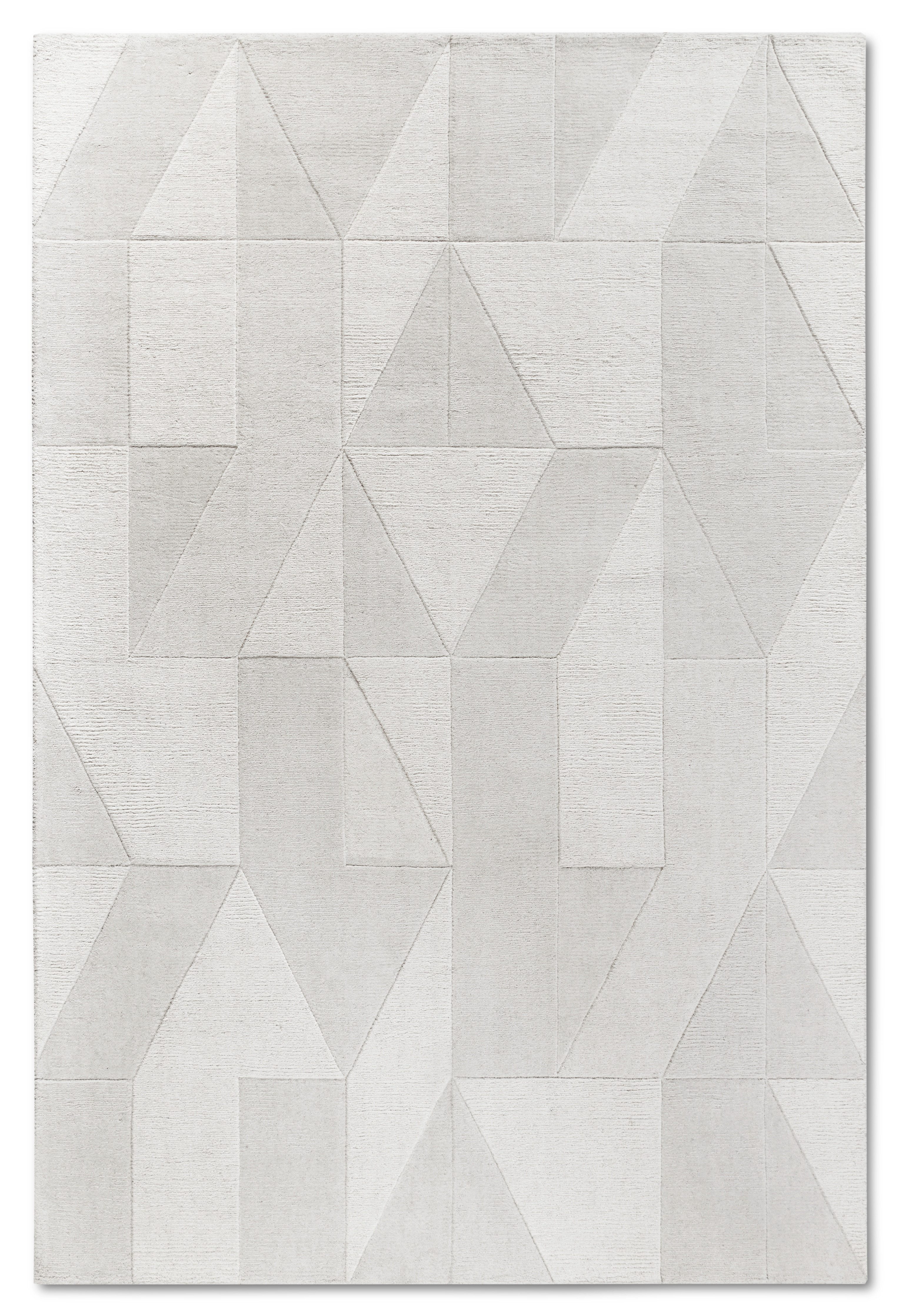 Villeroy & Boch Wollen kleed Ursule Loper, handgeweven, wol, natuur, woonkamer, geometrie, boho