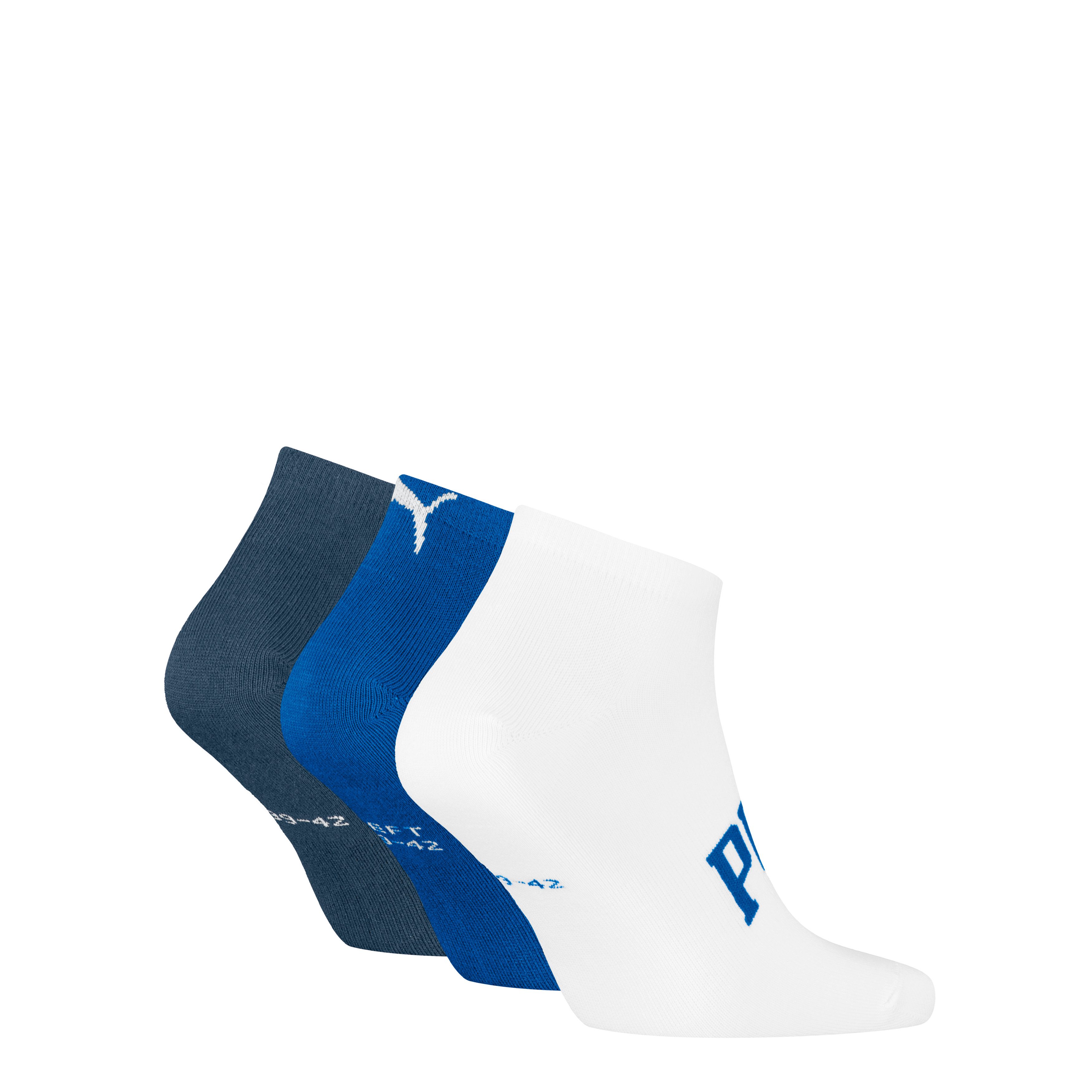 PUMA Sneakersokken met versterkte hiel en teengebied (3 paar, Set van 3)