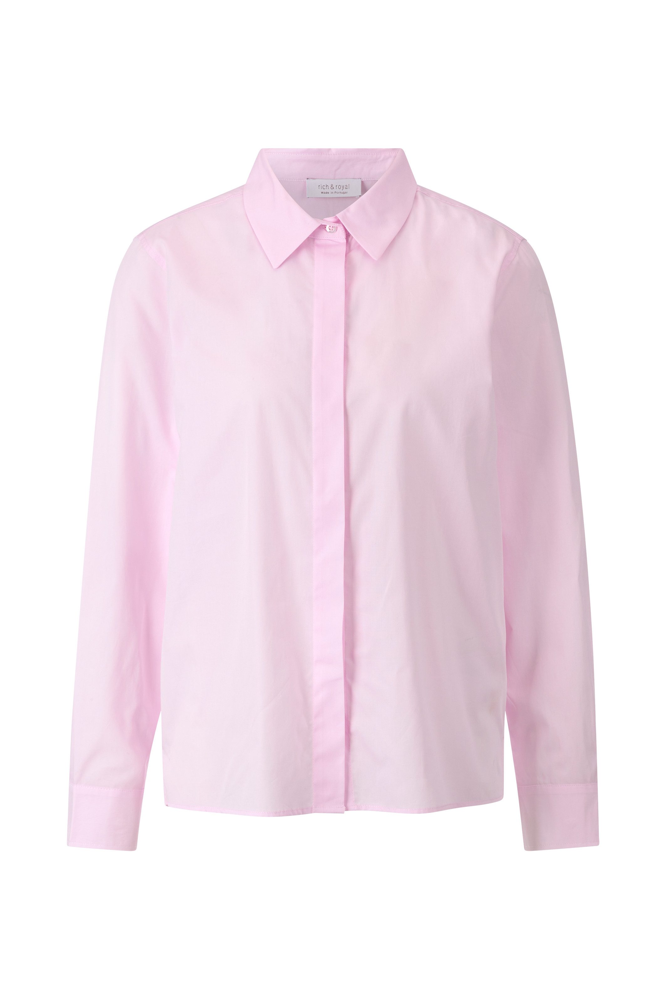 Rich & Royal Klassieke blouse Met merkenlabel op de rug