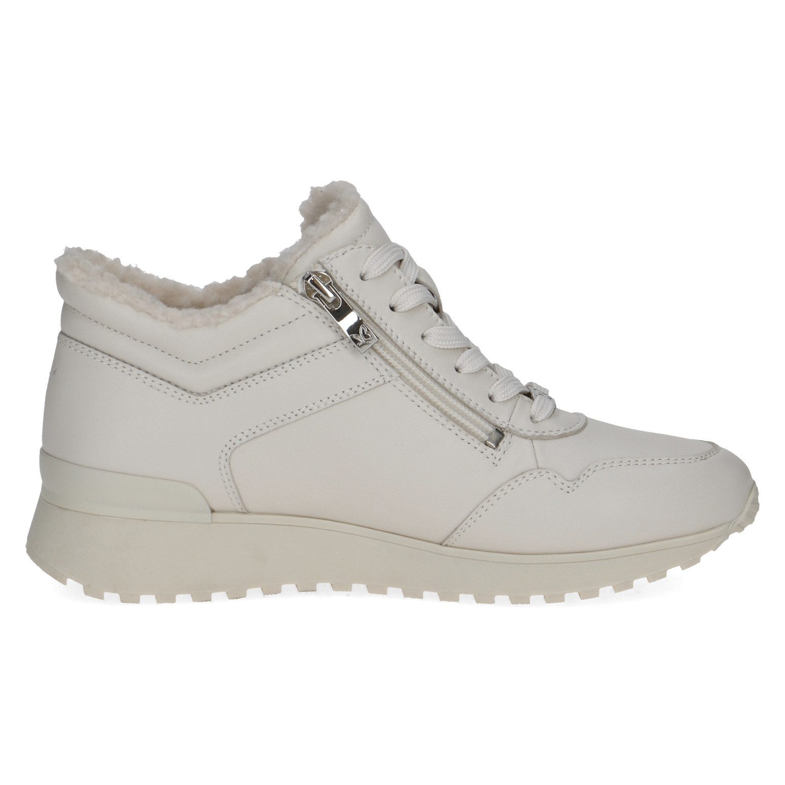Caprice Sneakers met sleehak winterlaarzen, veterschoenen, high-top sneaker, in comfortabele breedte