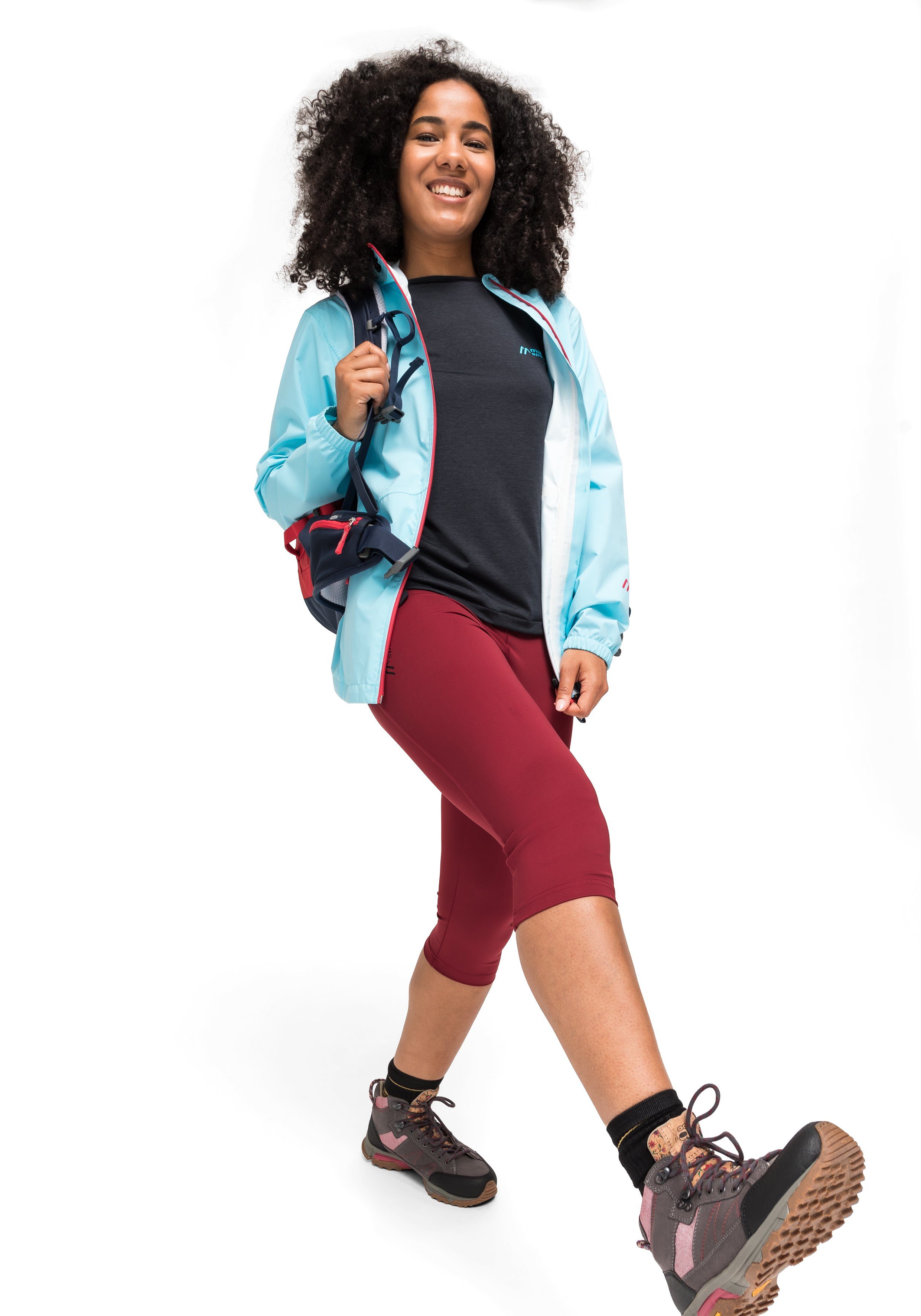 Maier Sports Capribroek Arenit Capri W Dames 3/4 wandelbroek, elastische outdoor tight, trekkingbroek