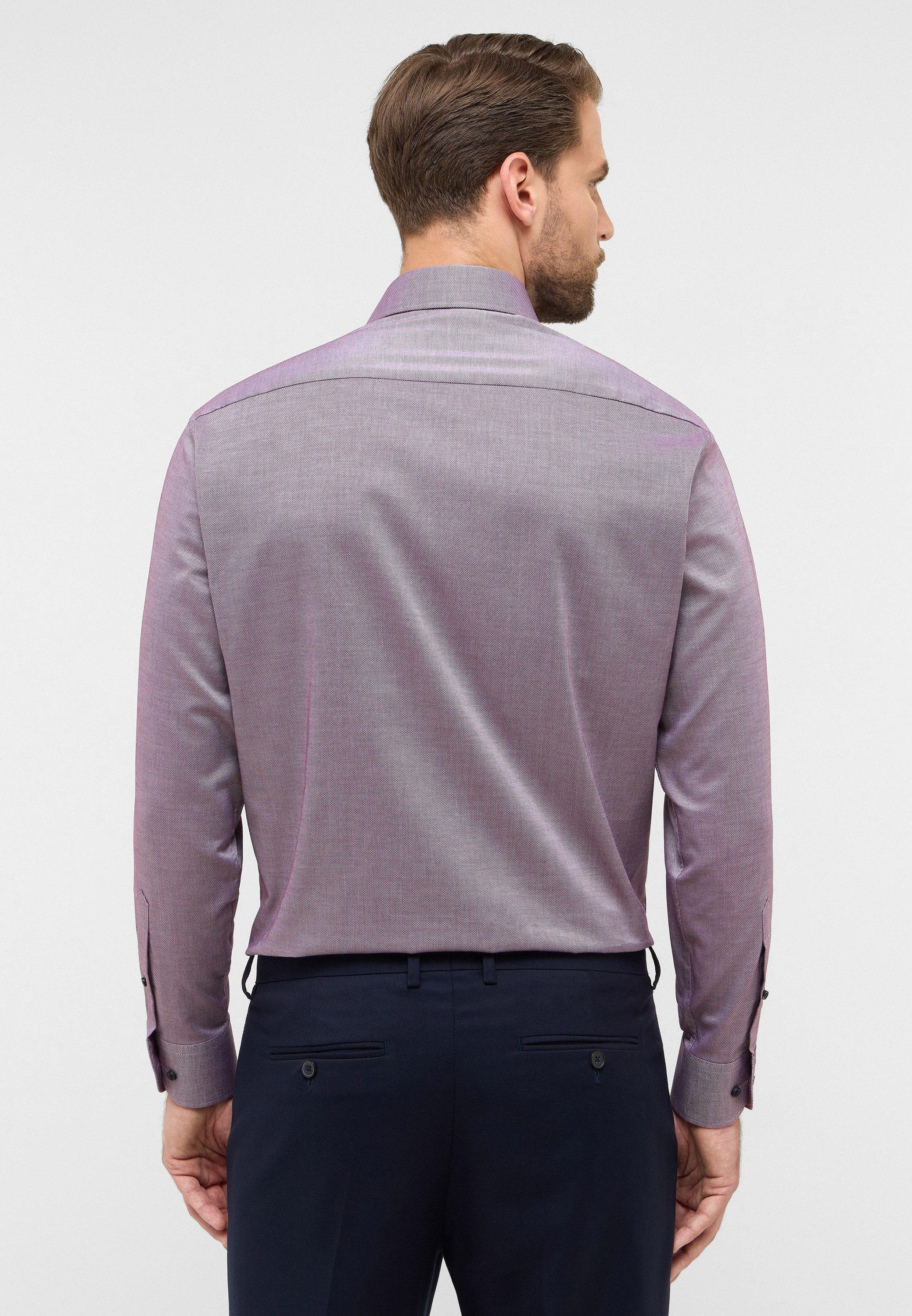 Eterna Overhemd met lange mouwen Comfort fit NON IRON (strijkvrij)