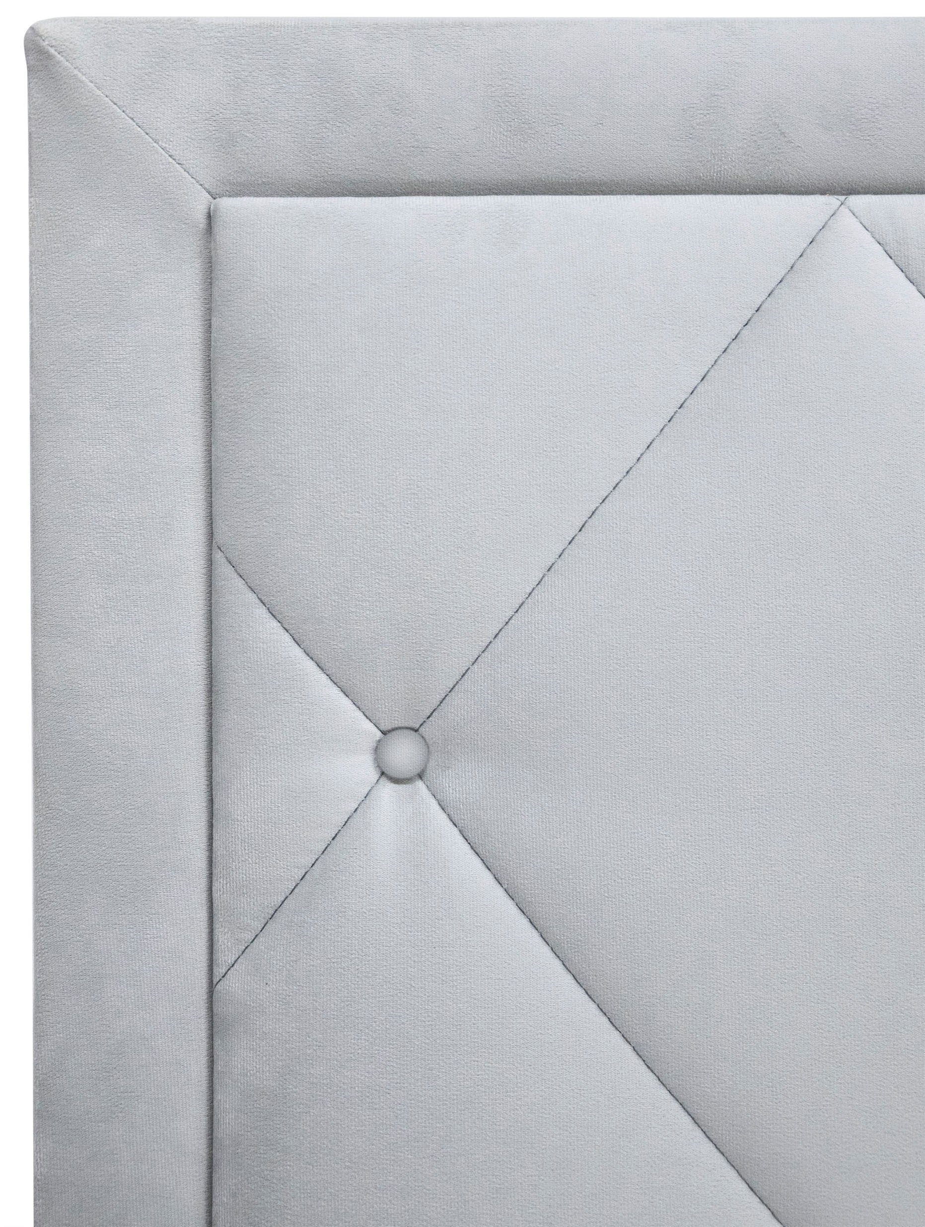 Leonique Boxspring Alfie, bestseller! Inclusief bedlade & topper Optioneel met knoopstiksels of strassstenen, H2, H3 en H4 verkrijgbaar
