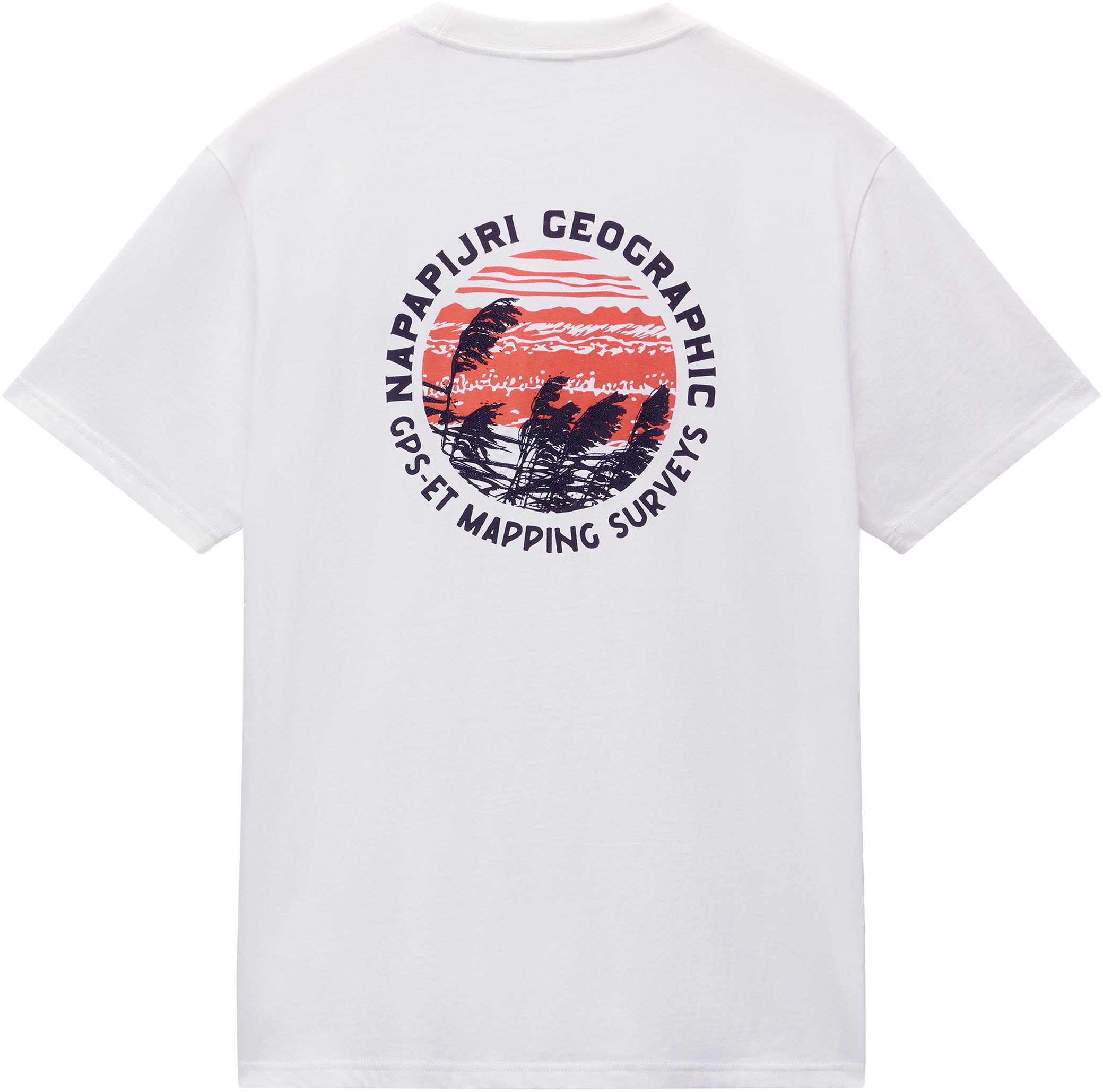 Napapijri Shirt met korte mouwen S-VIGNONI BACK SS Met een ronde hals