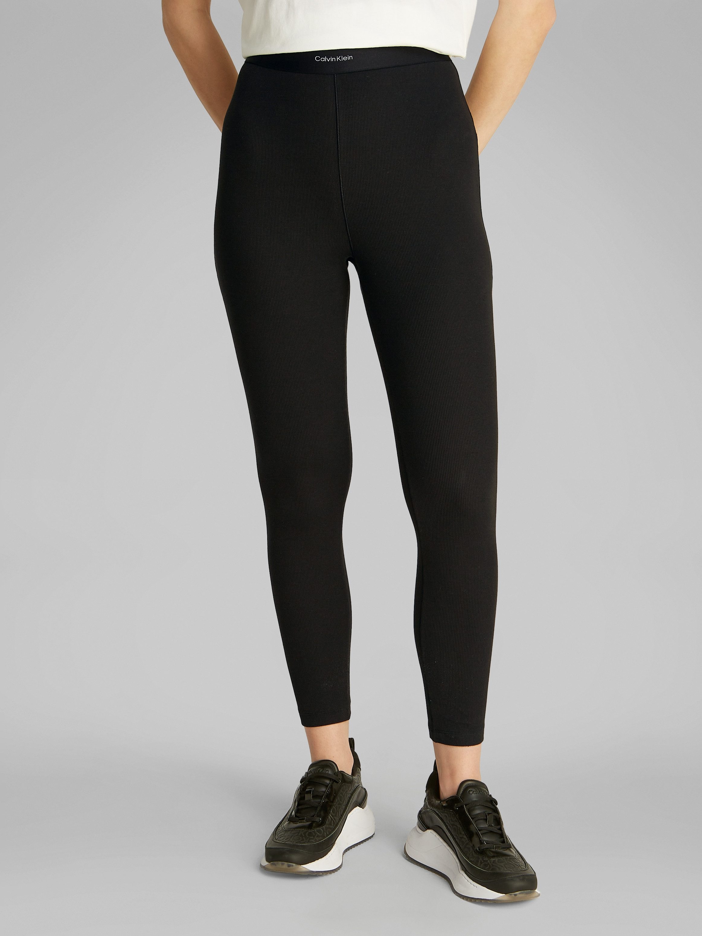 Calvin Klein Legging met elastische logo-band