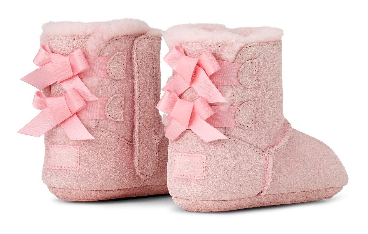 UGG Kruipschoentjes BABY BAILEY BOW Babyschoen, huispantoffel, winterlaars met praktische klittenbandsluiting