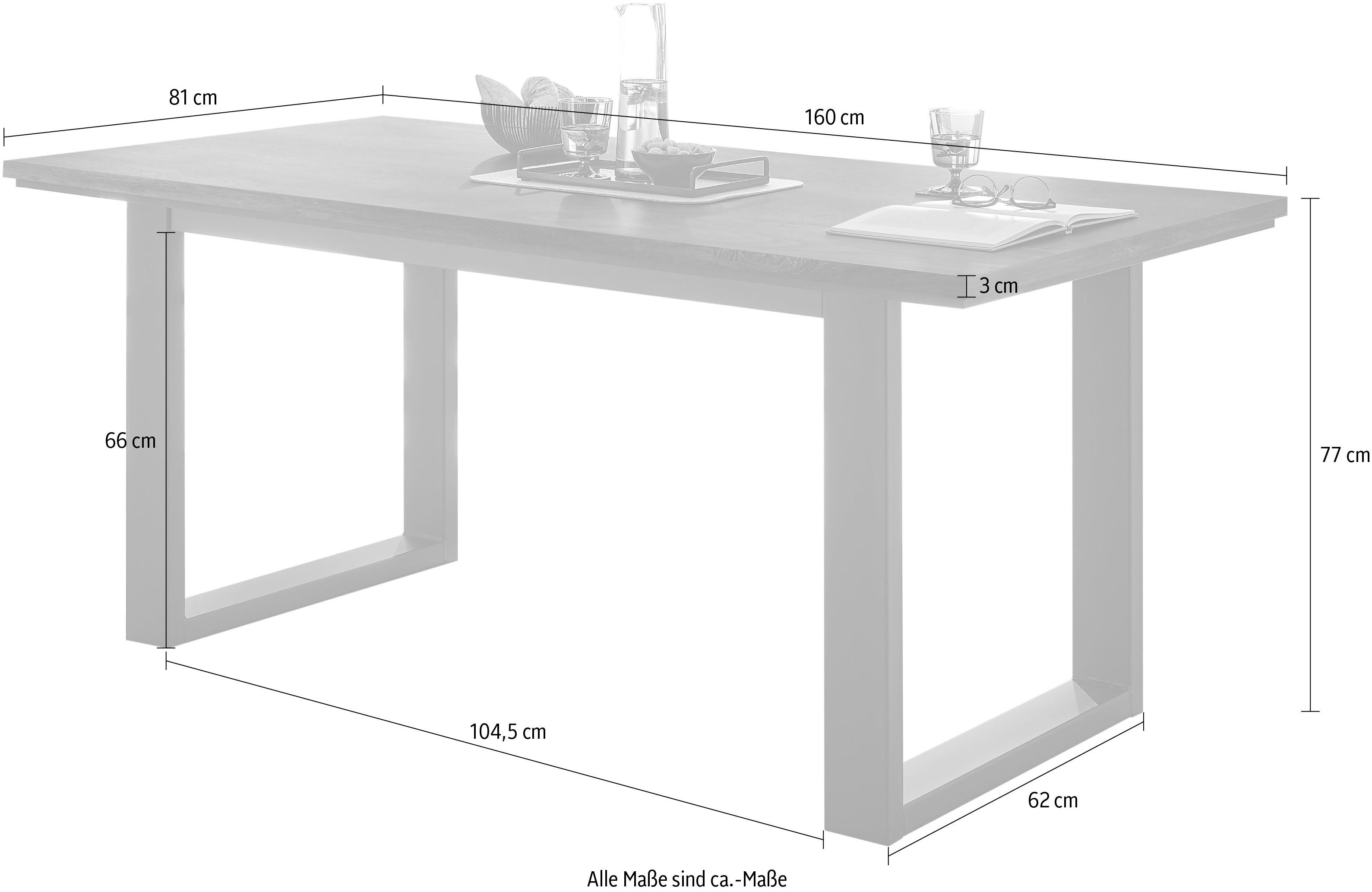 INOSIGN Eettafel Largo Breedte ca, 160 cm