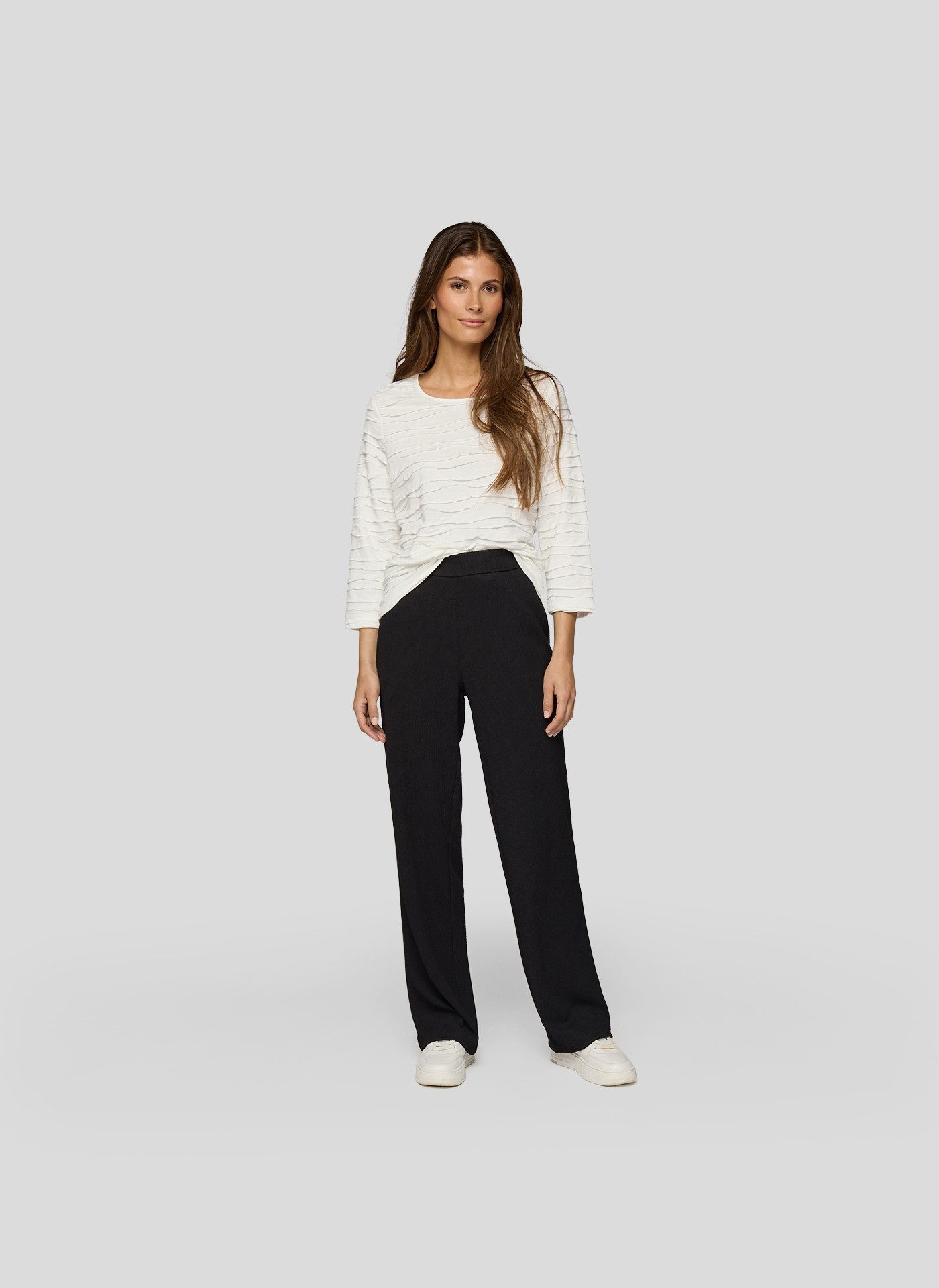 Rabe Shirt met 3/4 mouwen met structuurmotief