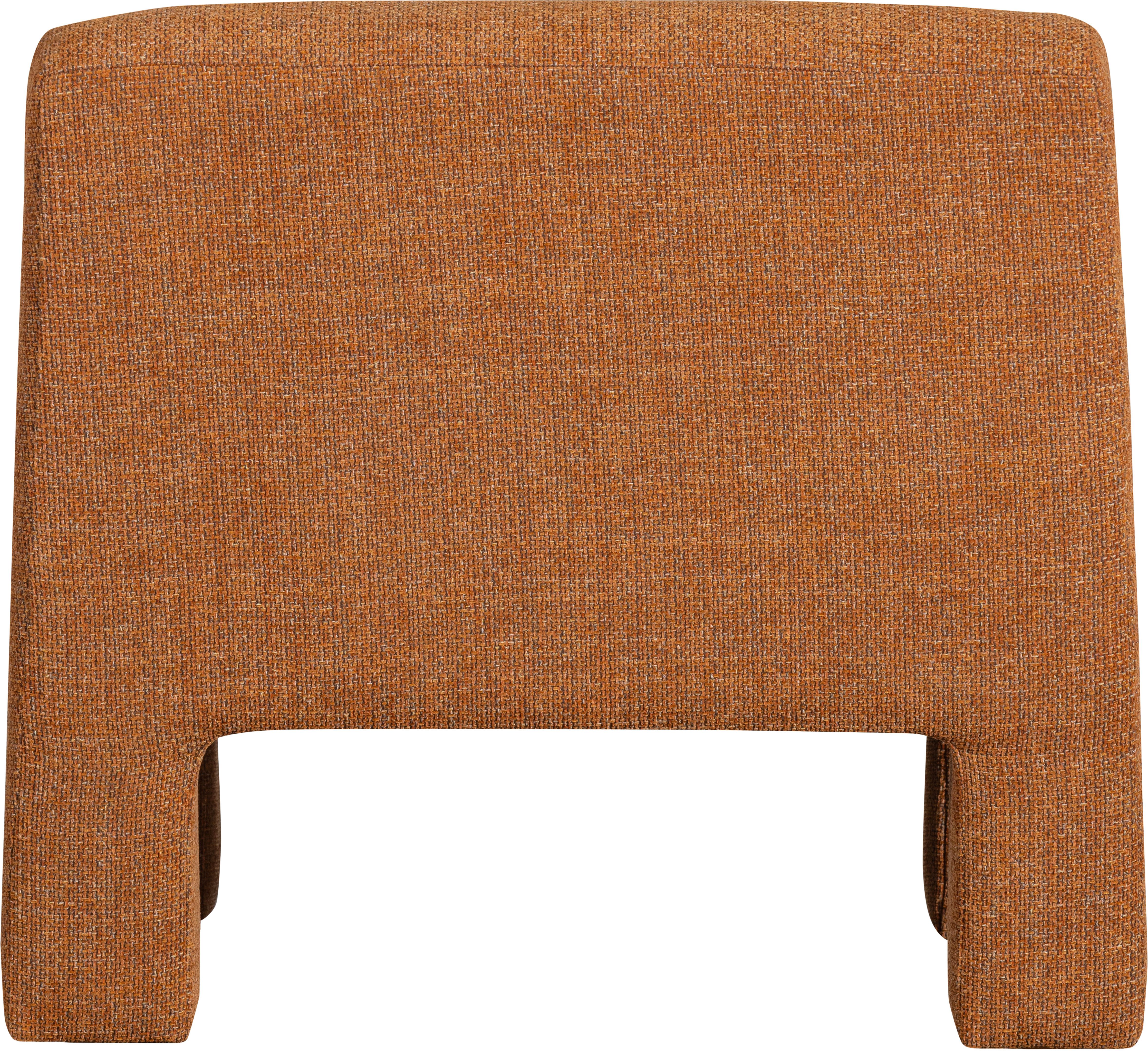 WOOOD Fauteuil Lavid geweven stof, 4-poots frame h 73 cm x b 74 cm