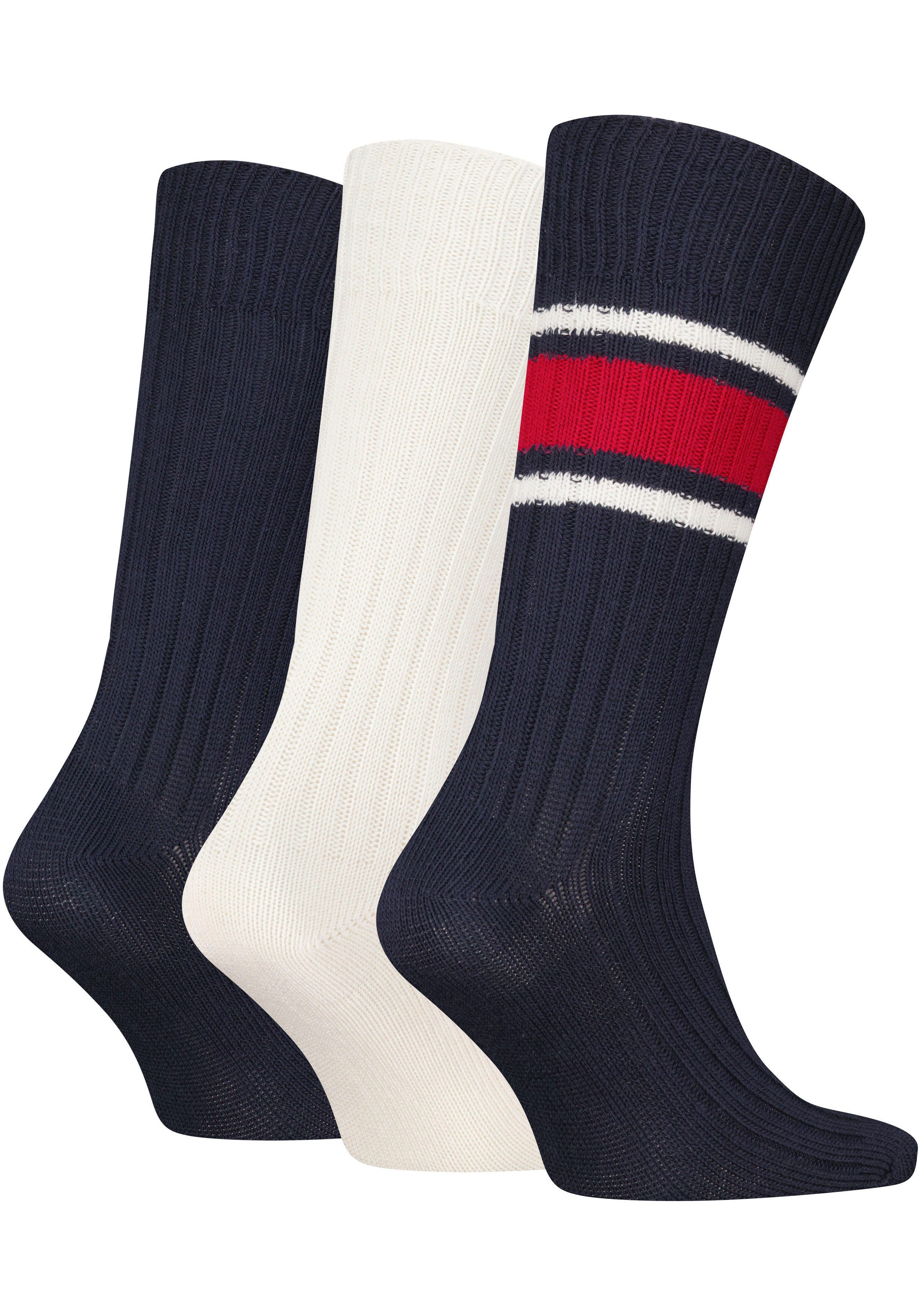 Tommy Hilfiger Sokken met stijlvol logo (3 paar Set van 3)