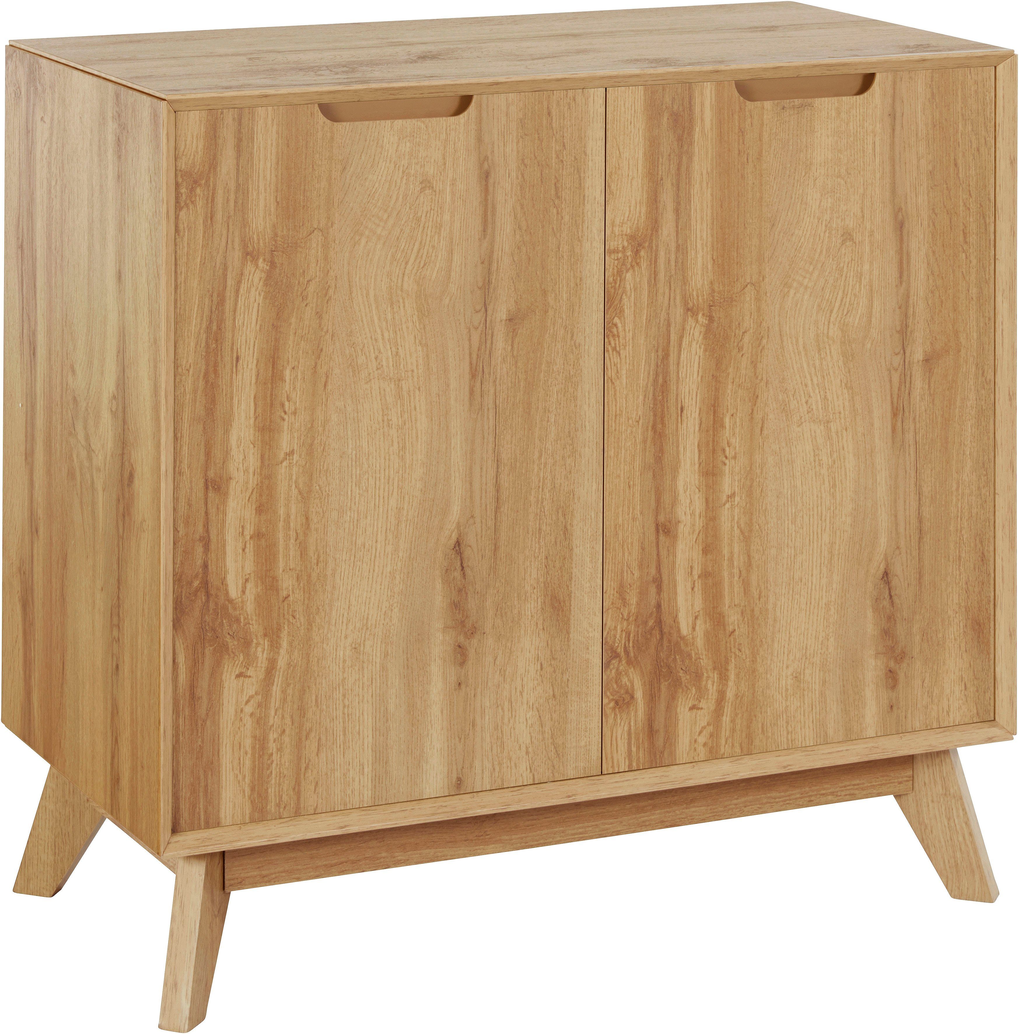 andas Dressoir Pandrup Commode met 2 deuren en 2 verstelbare inlegplanken, B:80 cm, H:75 cm