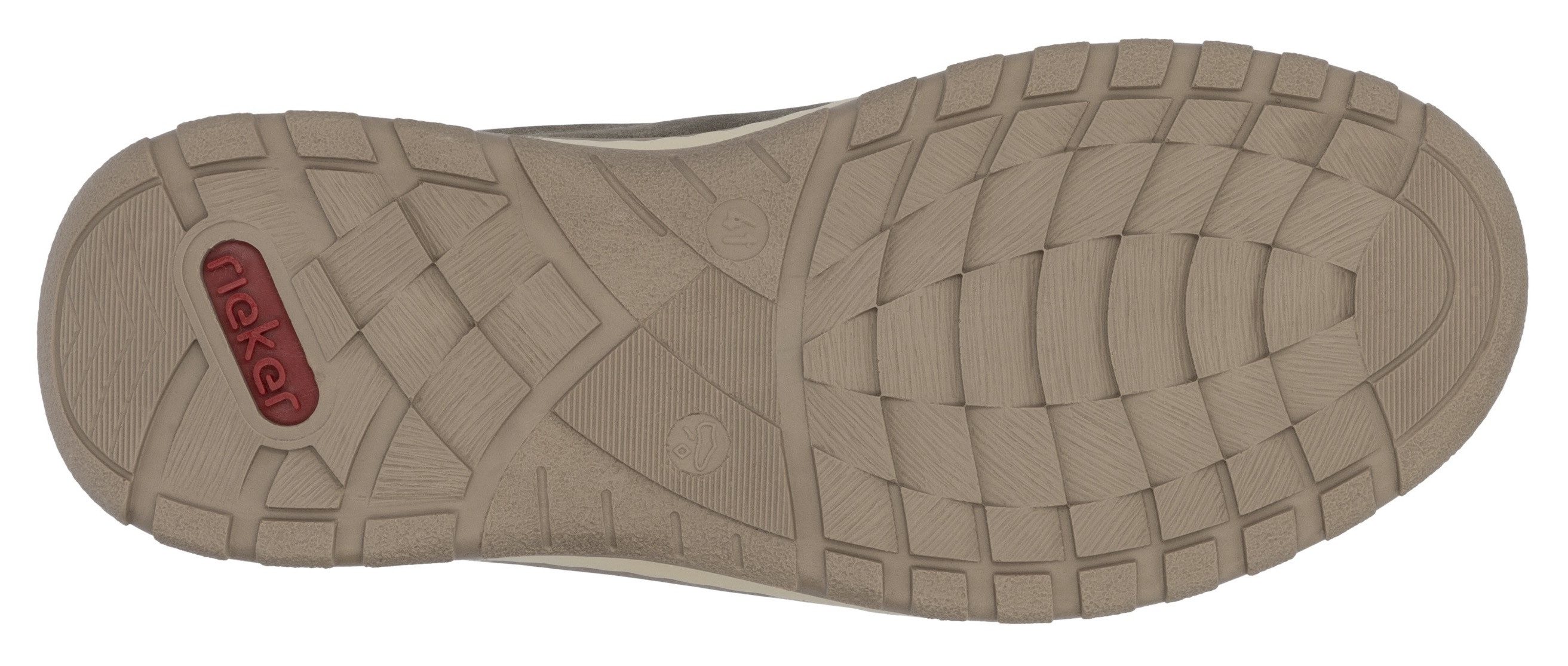 Rieker Instappers , slip-on sneaker, vrijetijdsschoen, lage schoen met elastische band