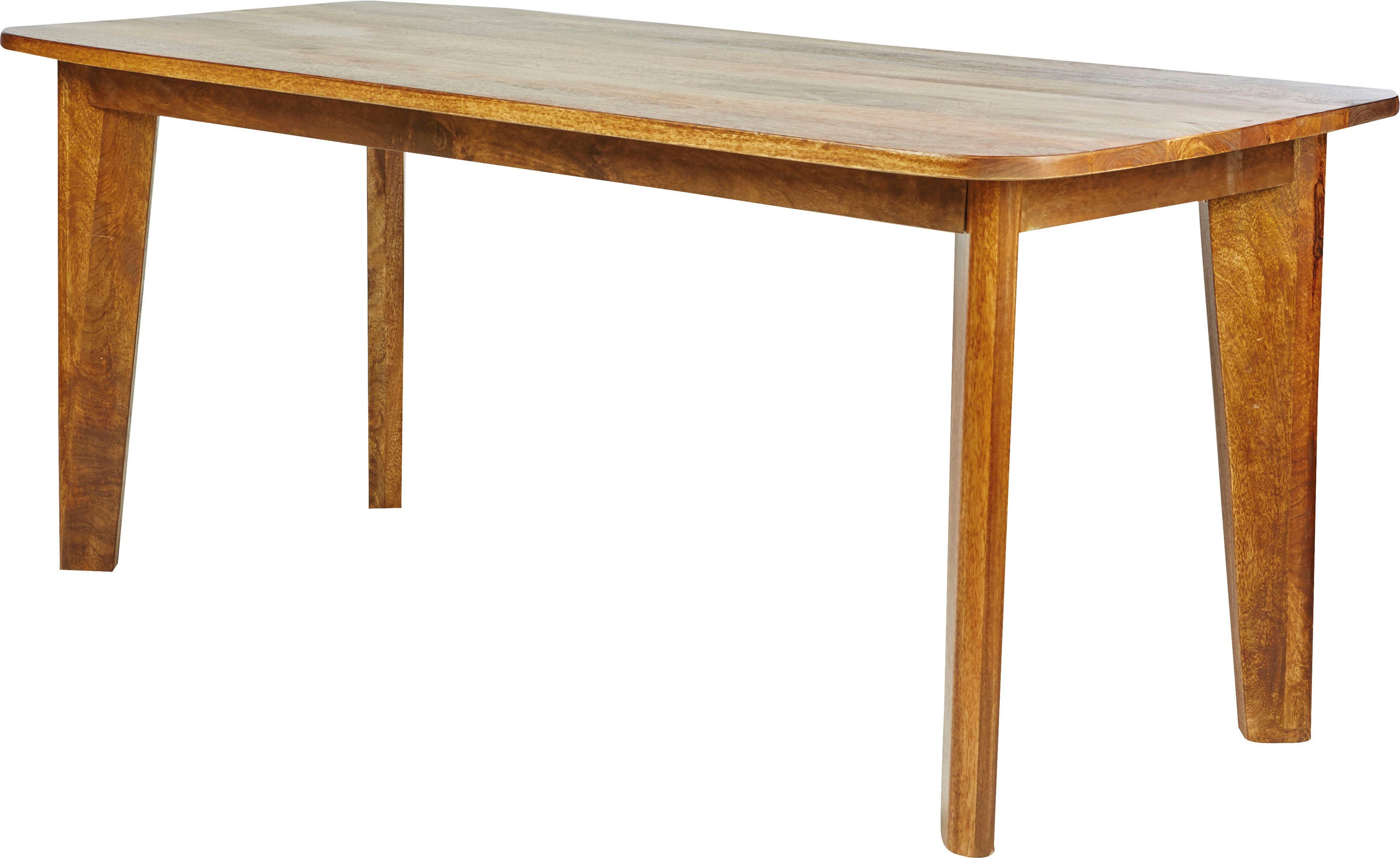 TOM TAILOR HOME Eettafel T-ELEPHANT TABLE van mangohout, benadrukt massieve poten, breedte 180 cm