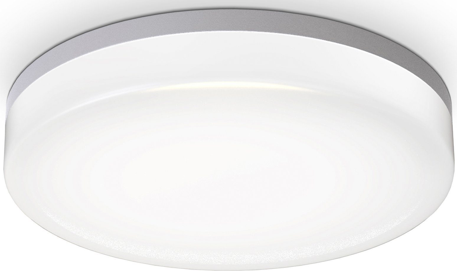 B.K.Licht Led-plafondlamp BK_DB1171 LED Bad-Deckenleuchte, Ø22cm, IP54, 13W, 4.000K (1 stuk)