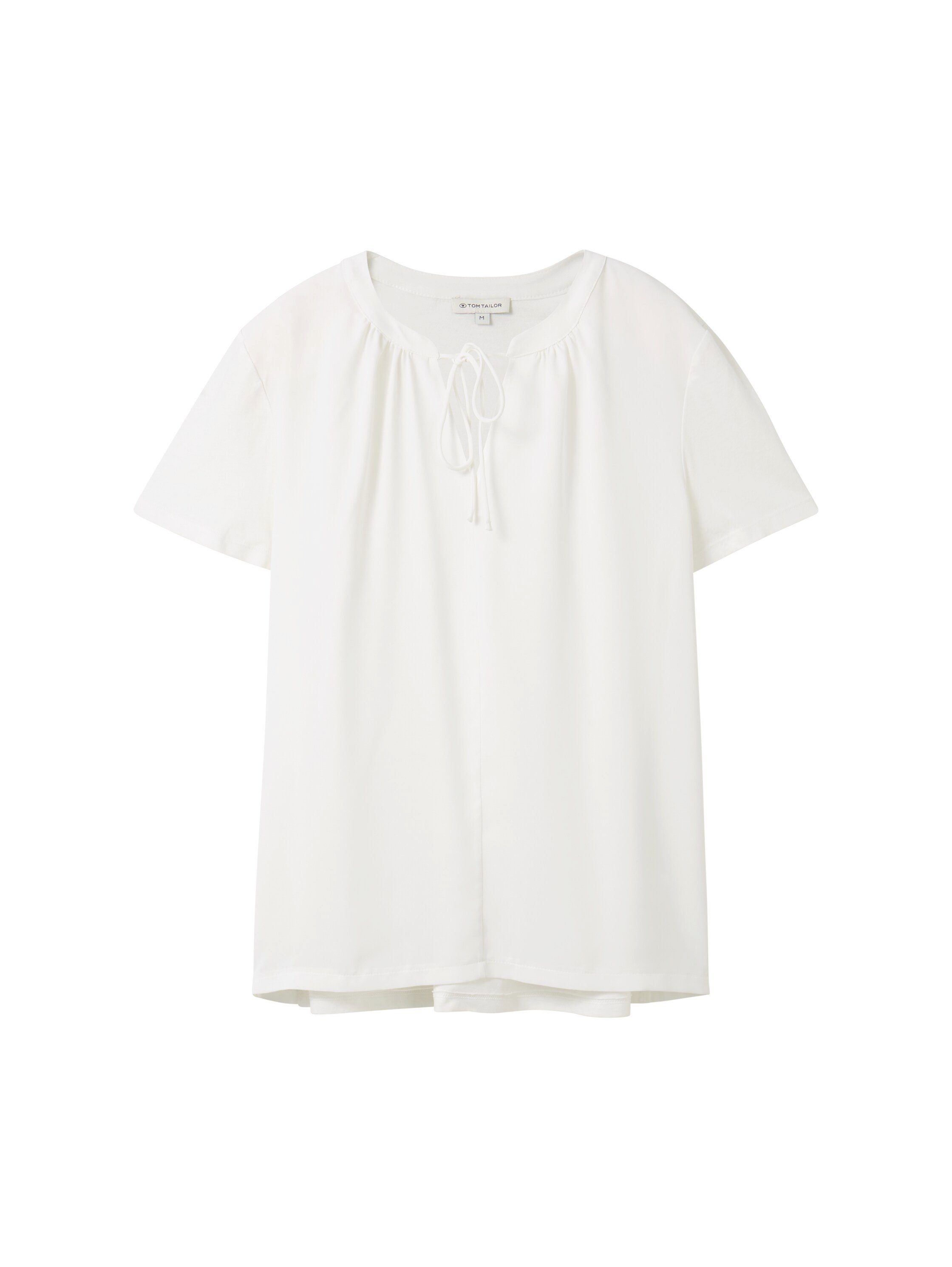 Tom Tailor T-shirt met henleyhals