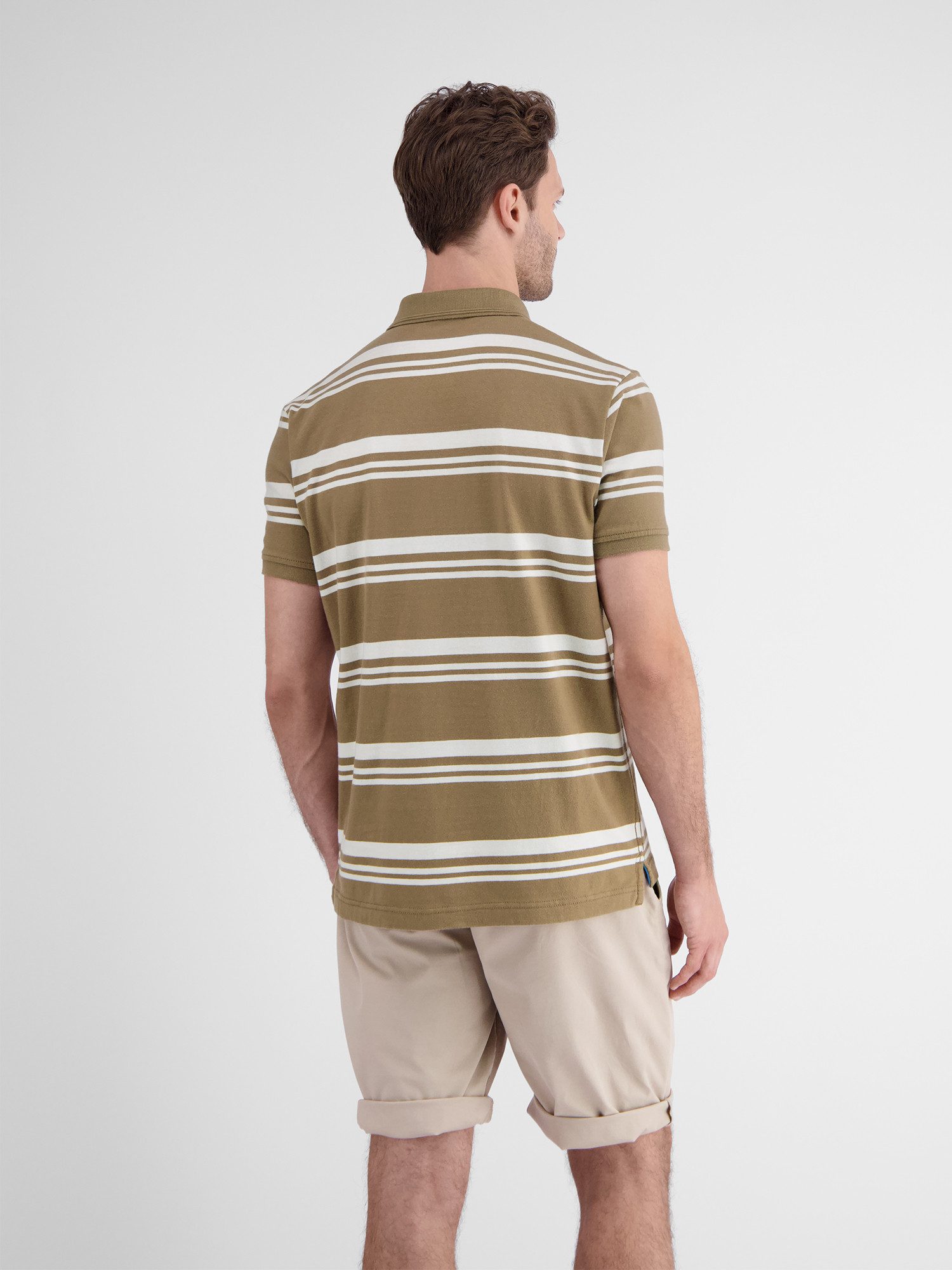 Lerros Poloshirt LERROS gestreept poloshirt voor heren