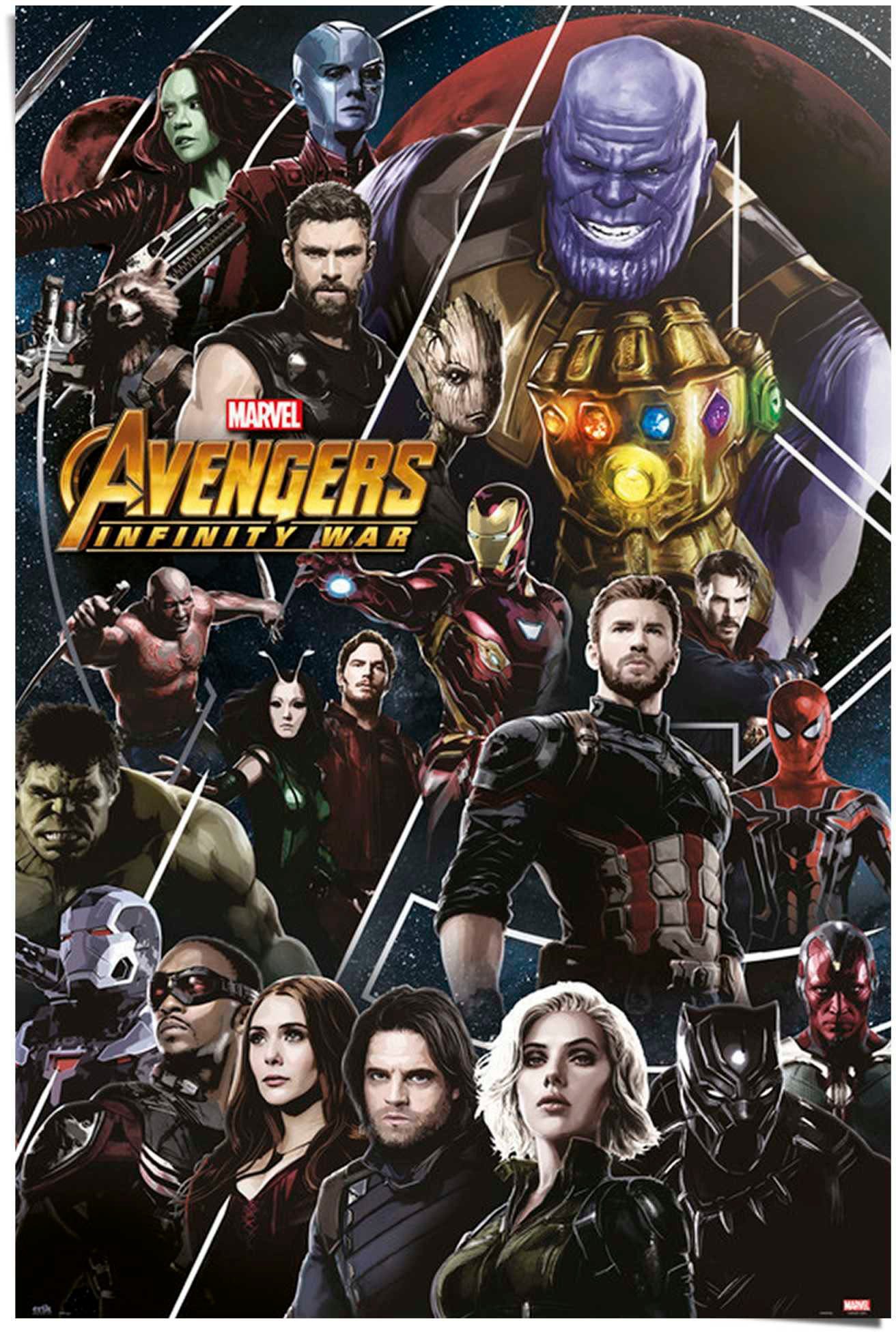 Reinders! Poster Marvel Avengers Infinity War