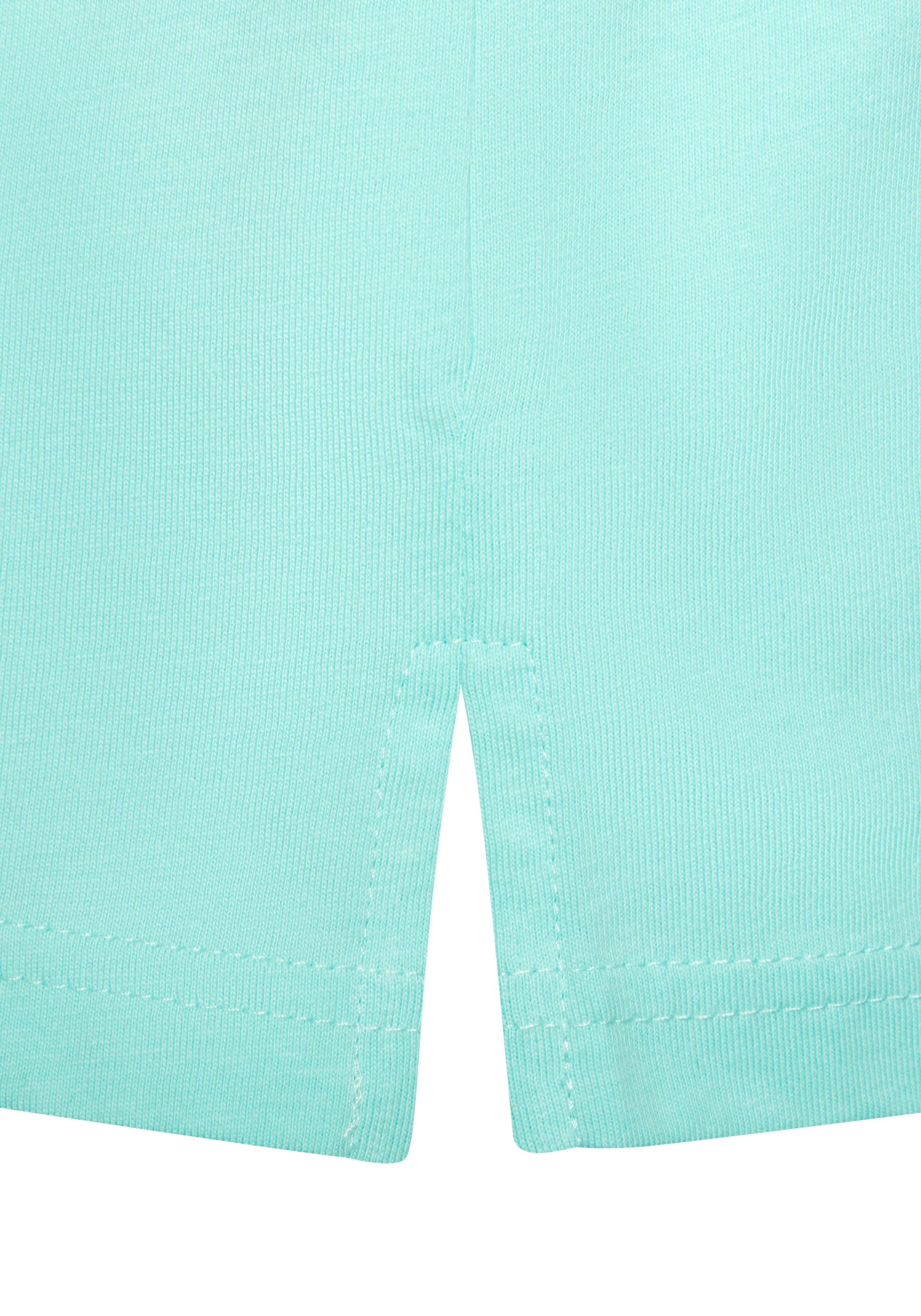 Beachtime T-shirt Met modieuze opening aan de zoom