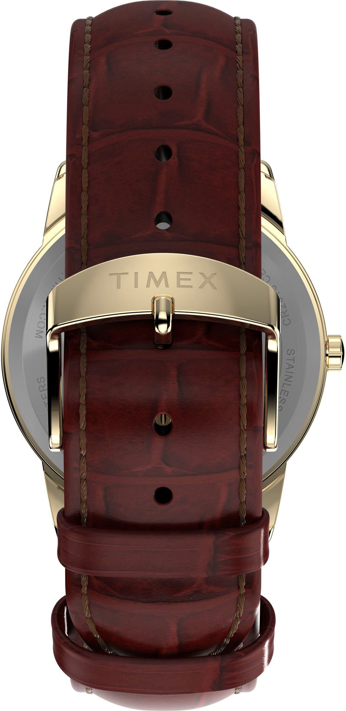 Timex Kwartshorloge EASY READER CLASSIC Horloge, herenhorloge, dameshorloge, leren band, datum