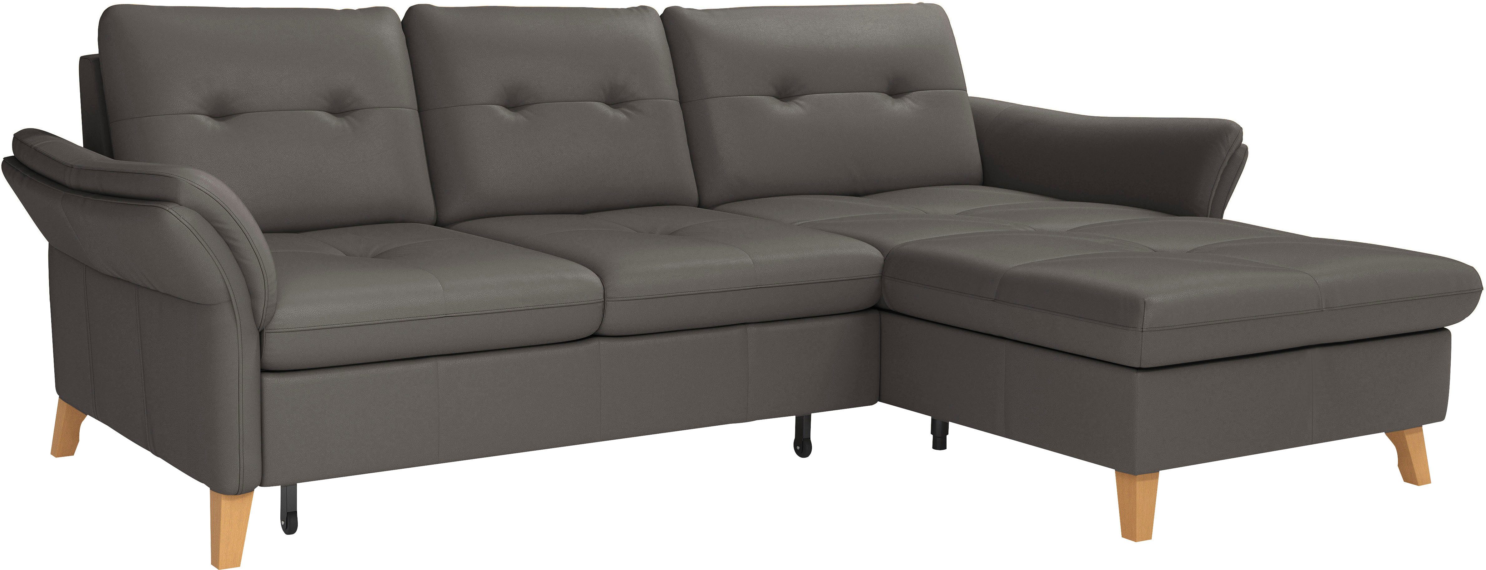 sit&more Hoekbank Göteborg Zitdiepteverstelling en binnenvering, naar keuze met slaapfunctie
