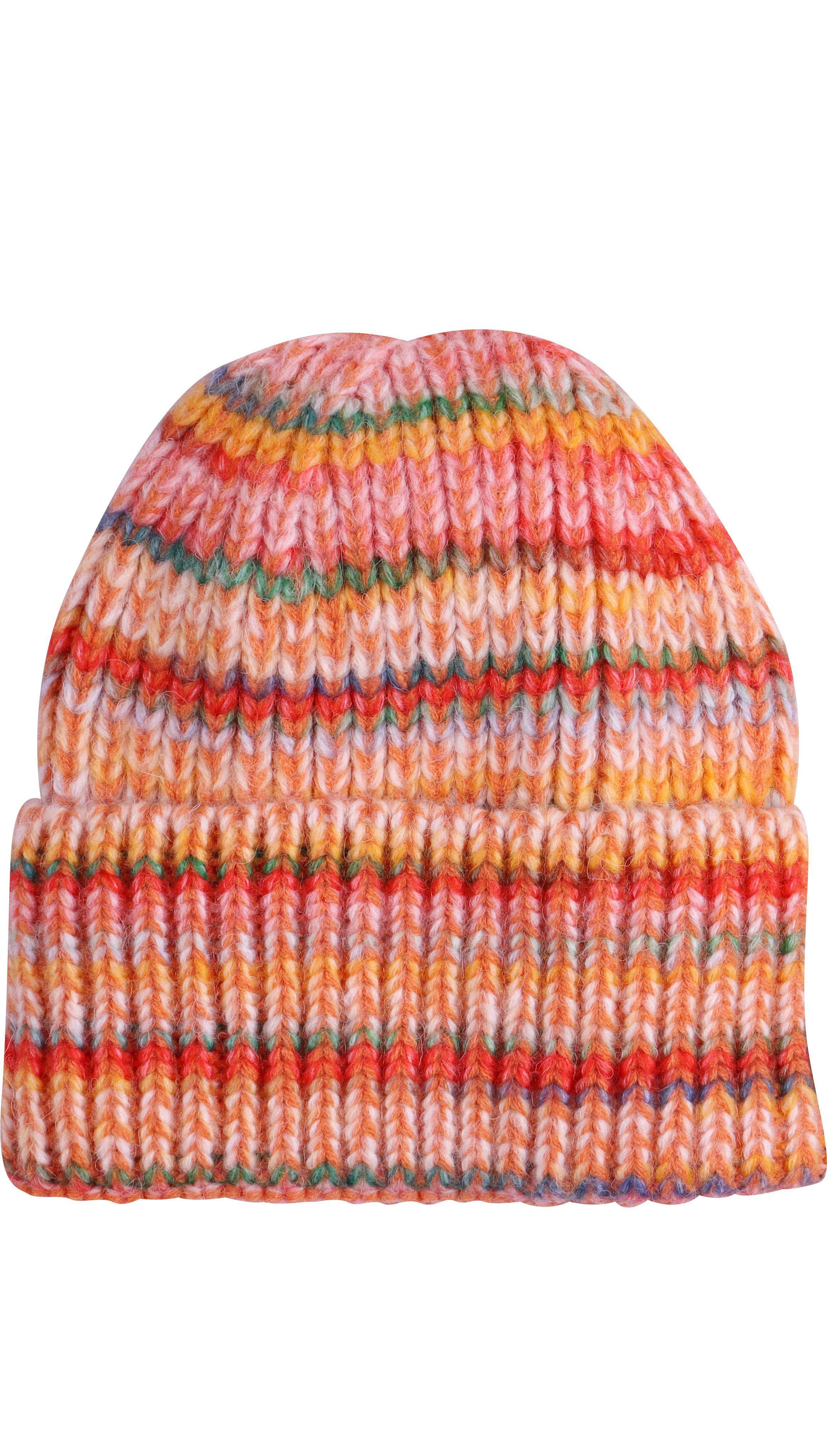 Capelli New York Beanie met levendige streeppatronen (set)