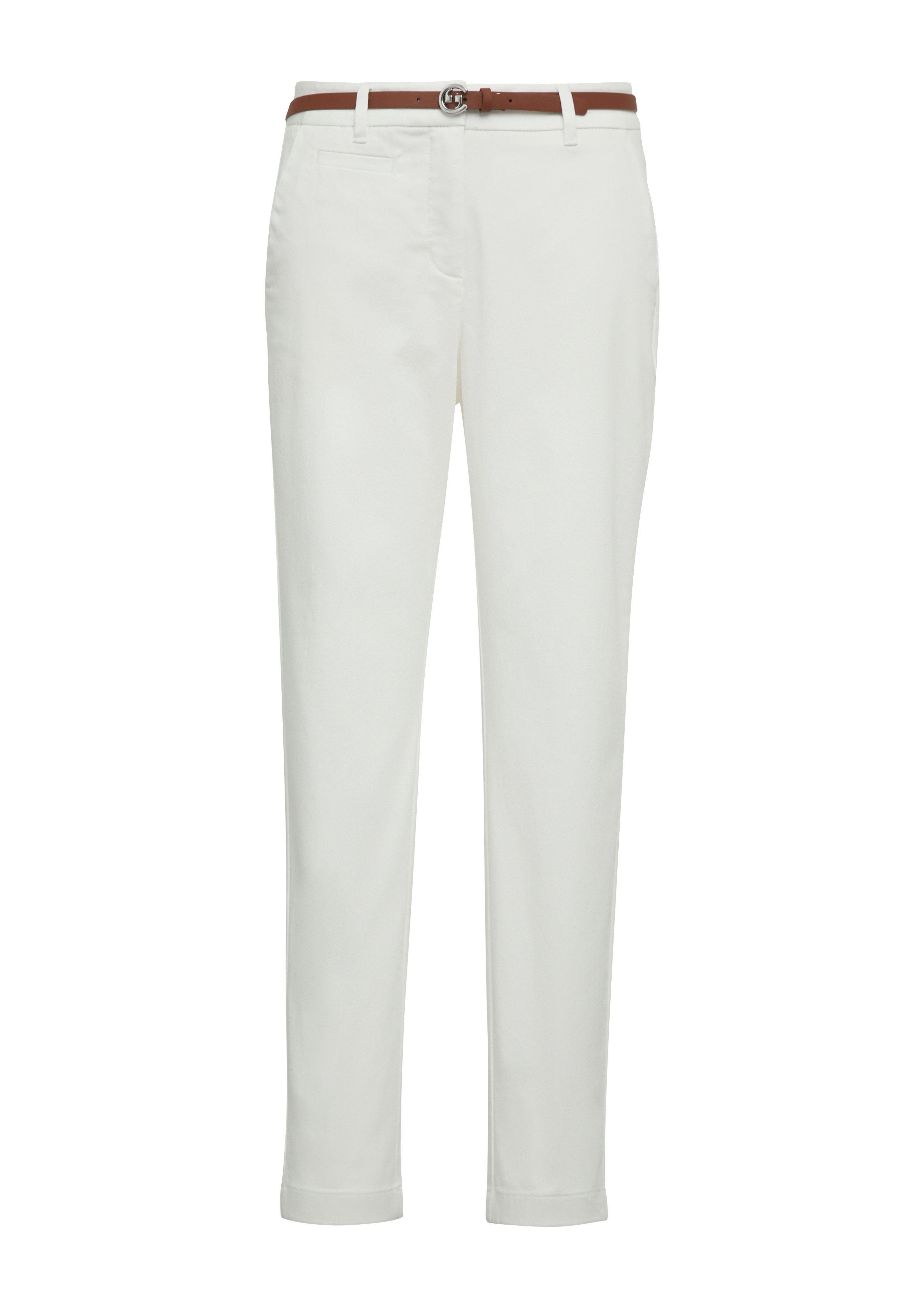 Comma Chino met een afneembare riem (set, 2-delig)