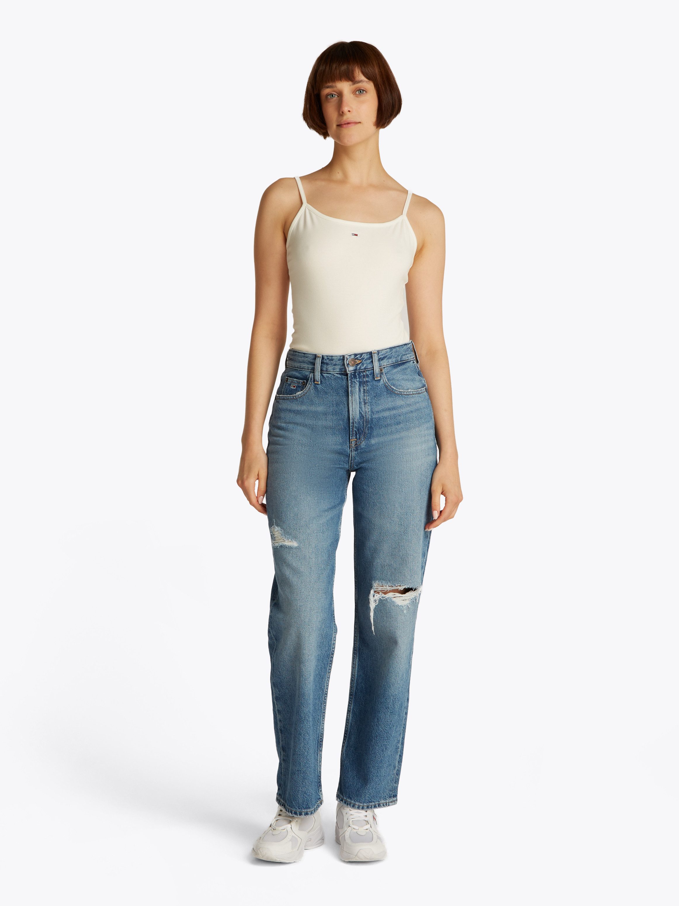 TOMMY JEANS Top met spaghettibandjes TJW ESSENTIAL STRAP TOP EXT