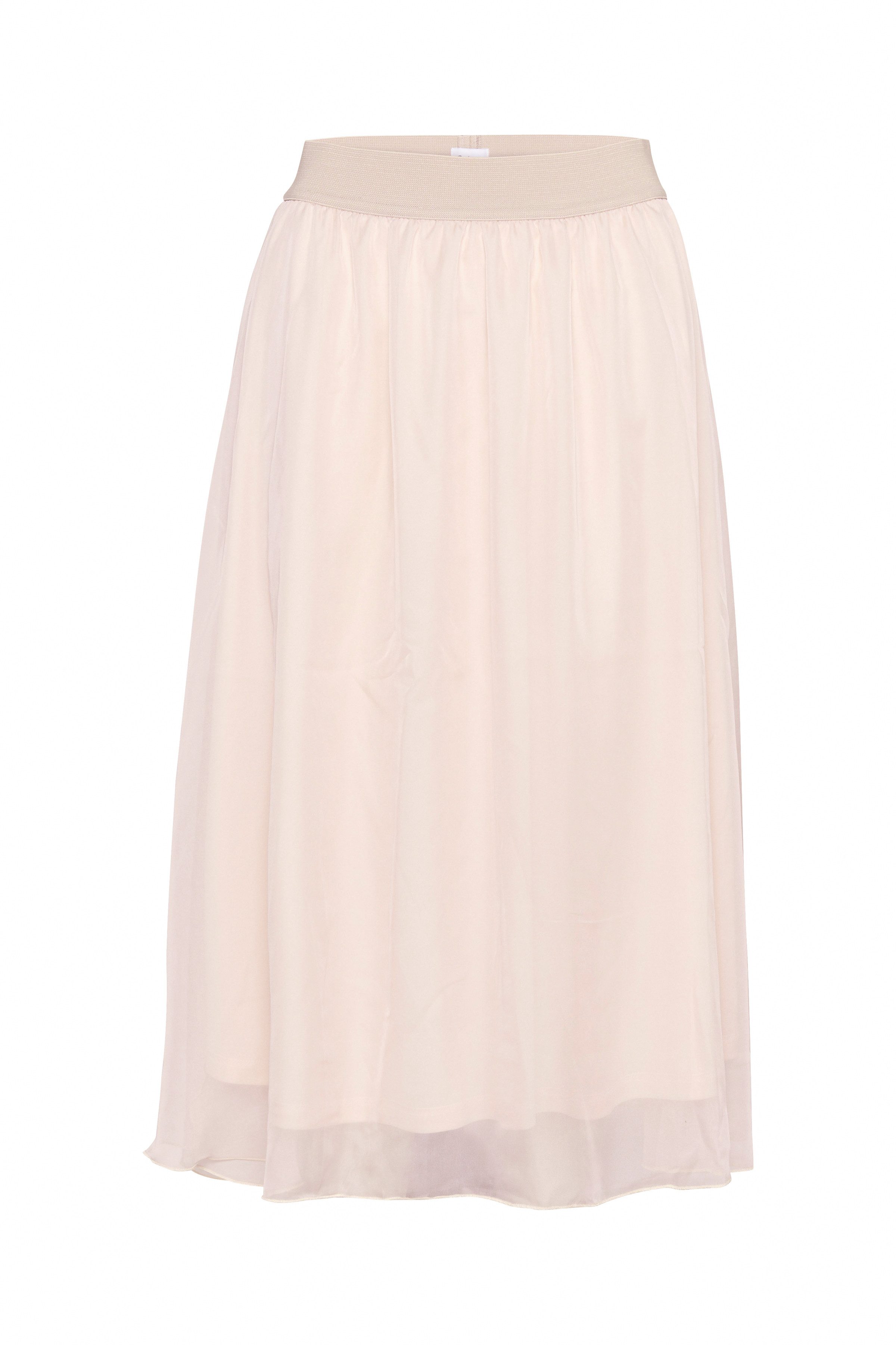 Saint Tropez Midirok CoralSZ Skirt gemaakt van chiffon