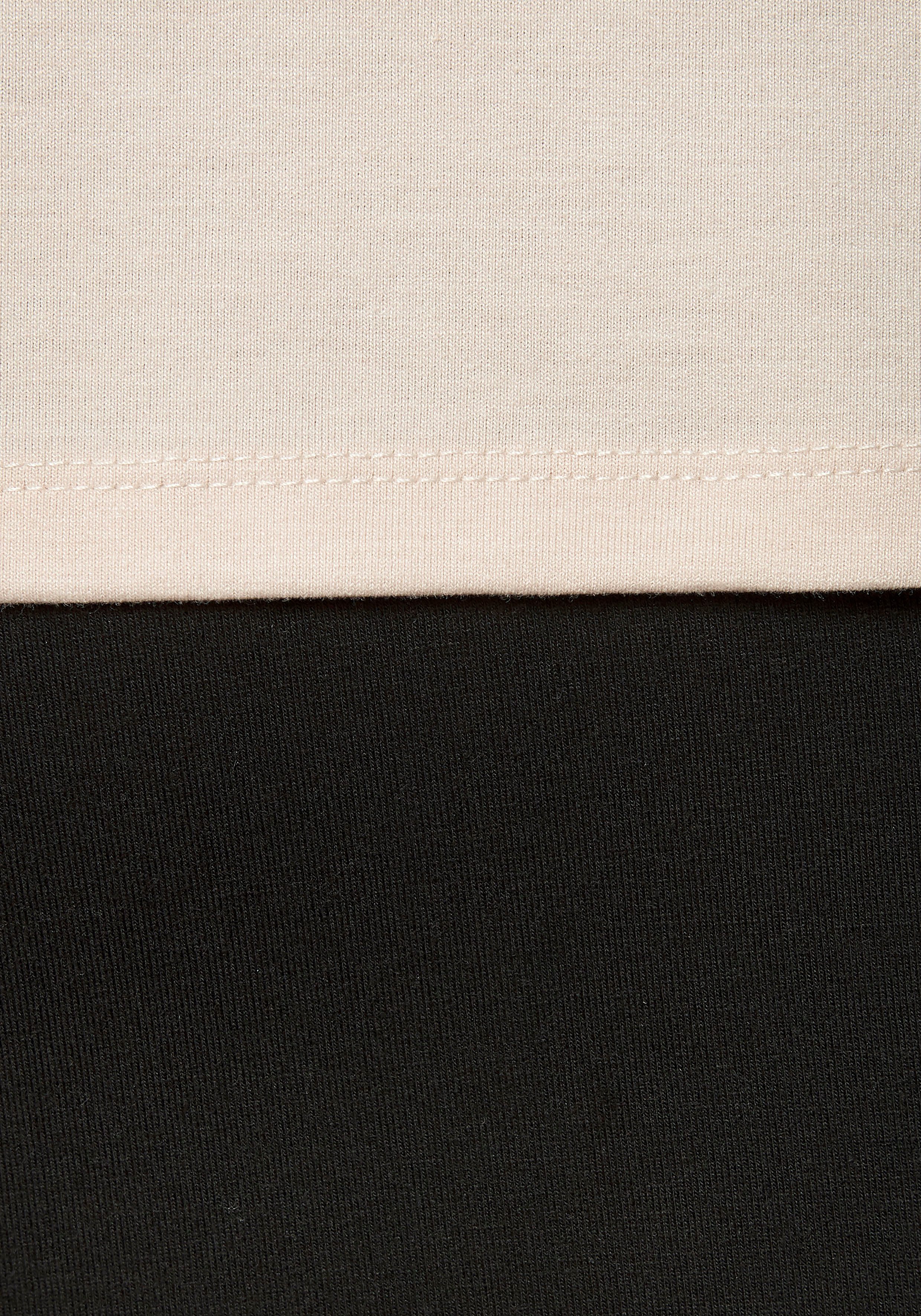 active by Lascana Layer-shirt 2-in-1 t-shirt in laagjesdesign