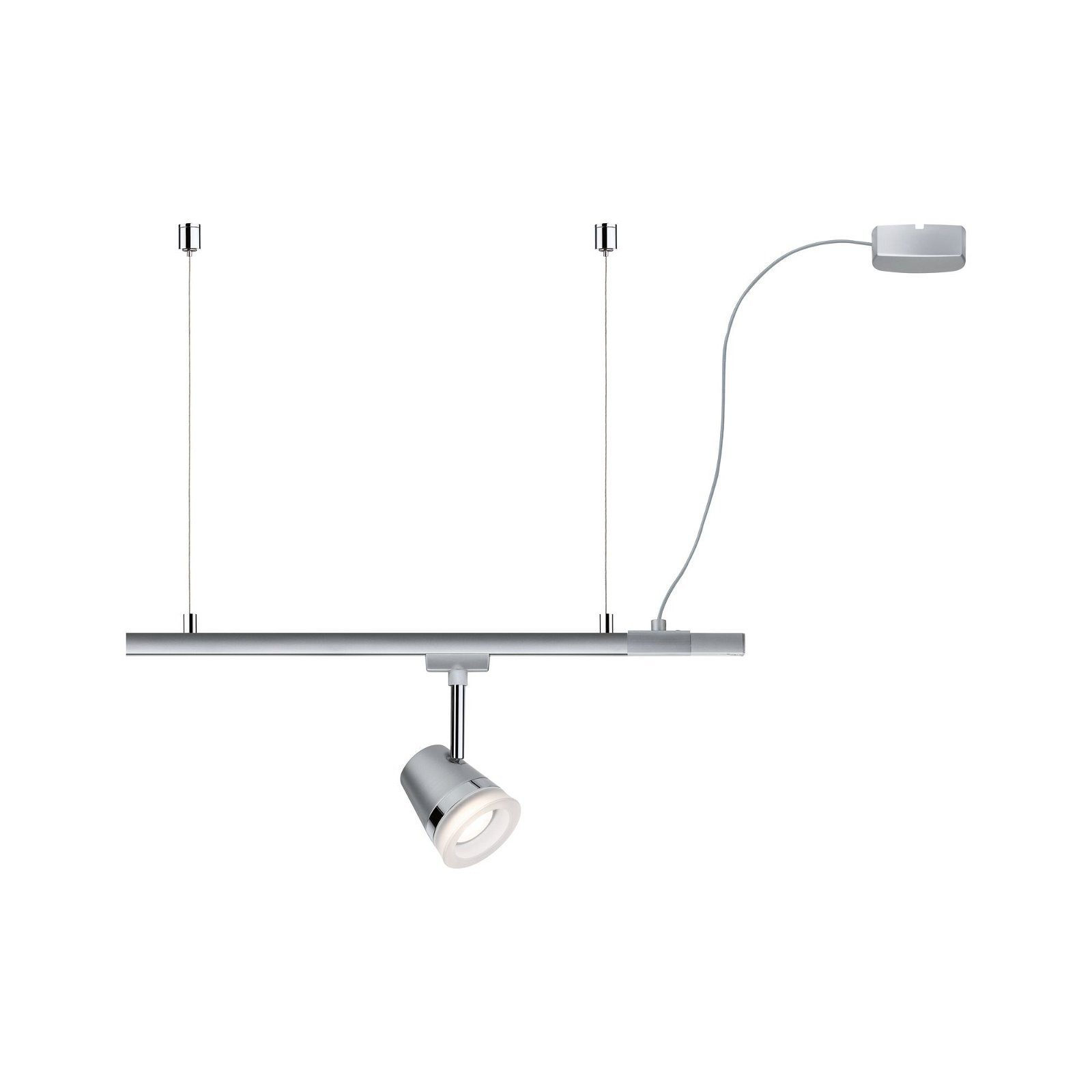 Paulmann 95416 230V-railsysteemcomponenten Stroomaansluiting Chroom (mat)