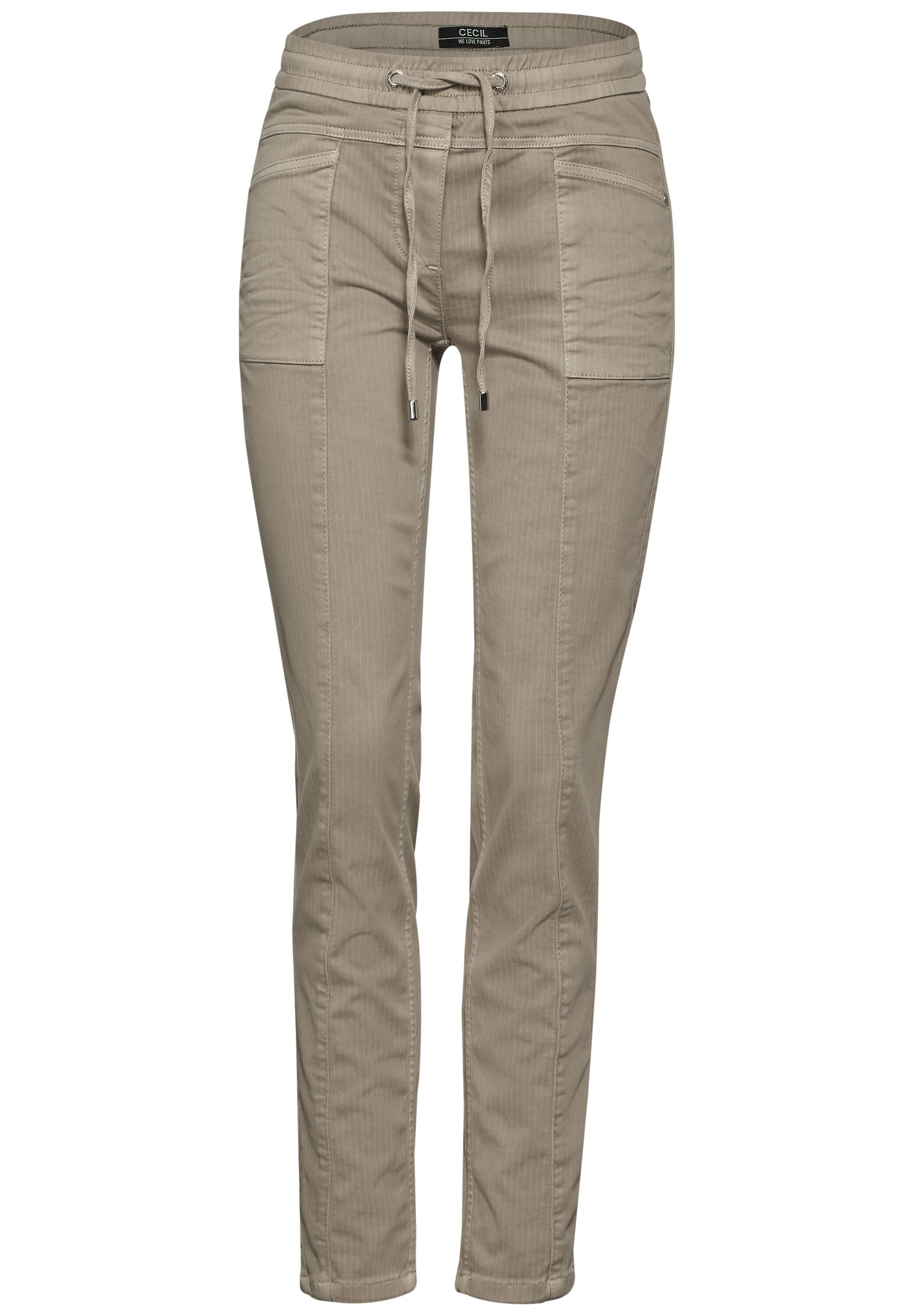 Cecil Joggingbroek Stijl Tracey met fijne strepen