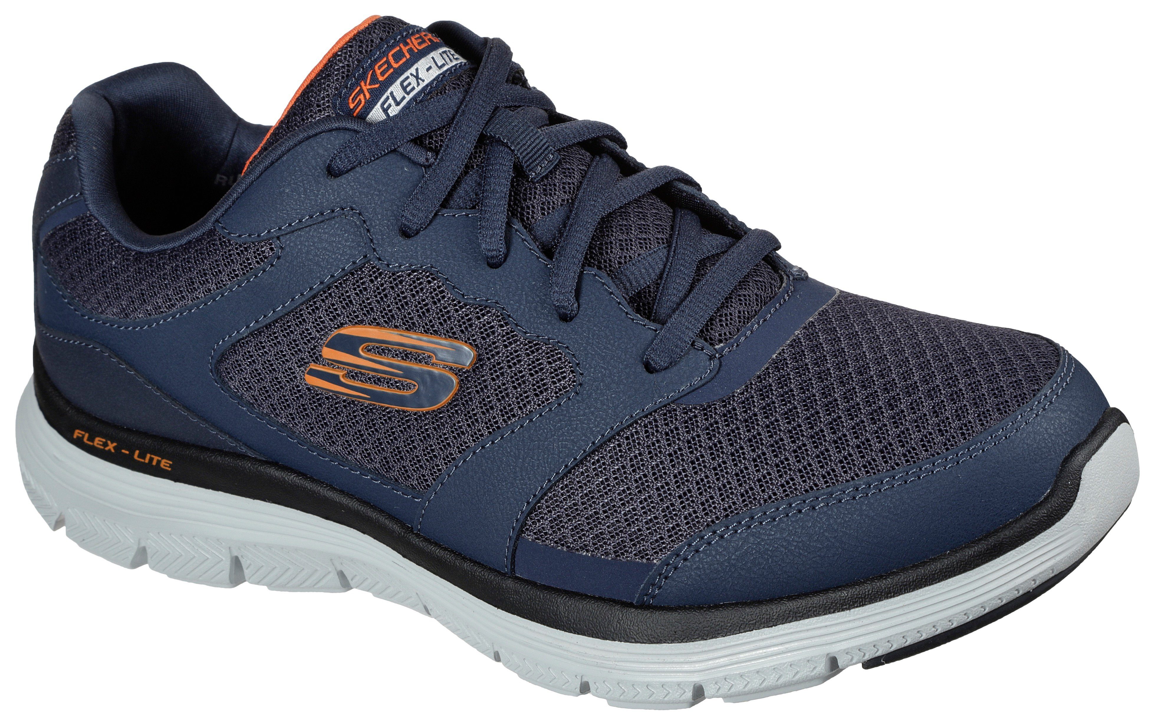 Skechers Sneakers FLEX ADVANTAGE 4.0 met lichte profiel, vrijetijdsschoen, lage schoen, veterschoen