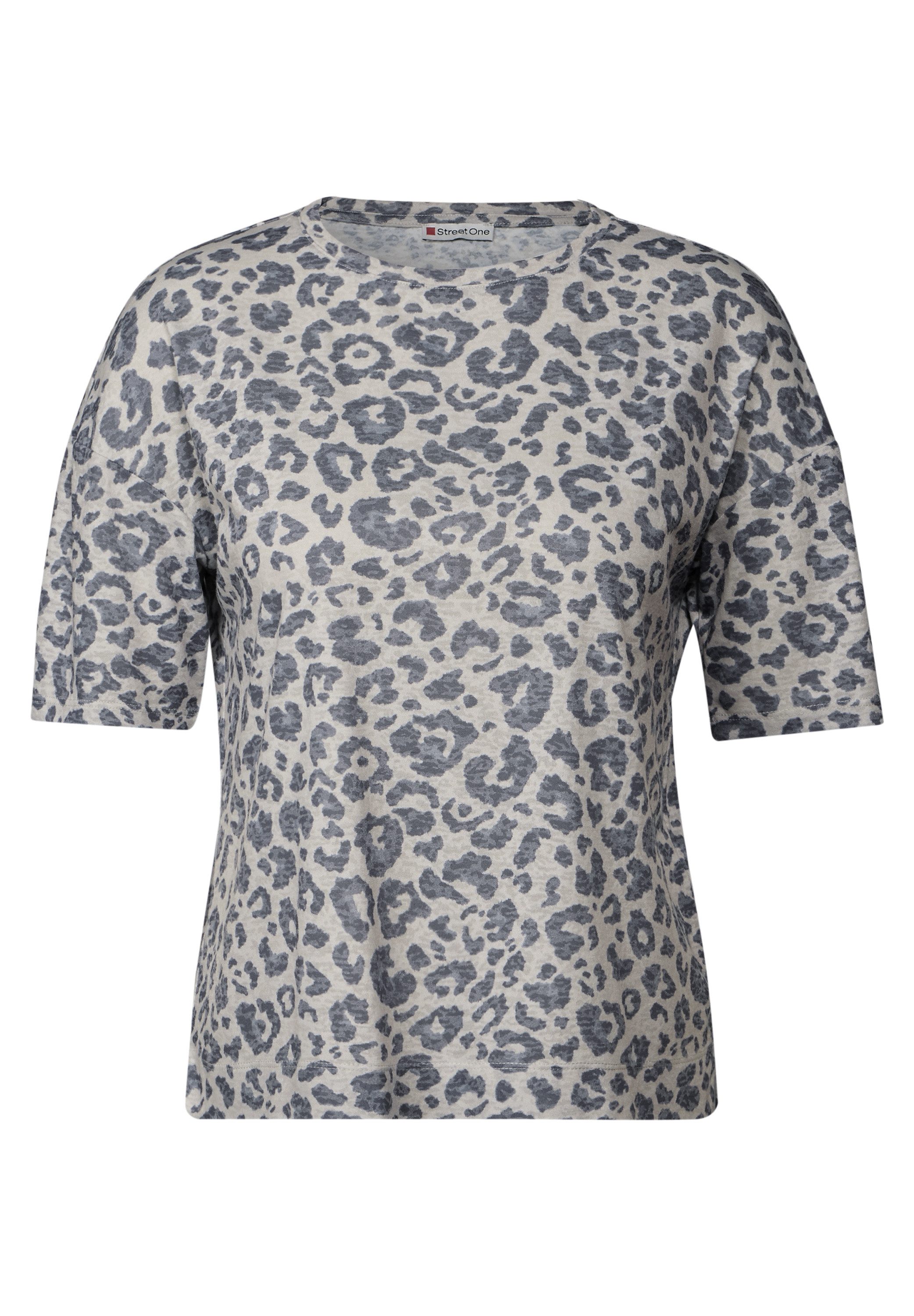 STREET ONE T-shirt met leopatroon