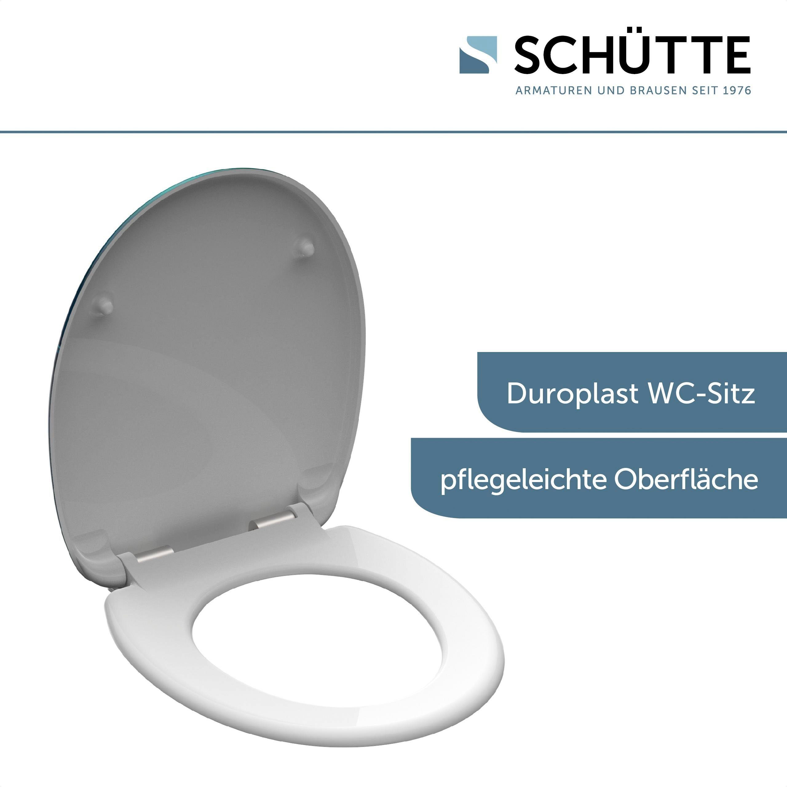 Schütte Toiletzitting Fallen Leaf Duroplast, met soft-closemechanisme