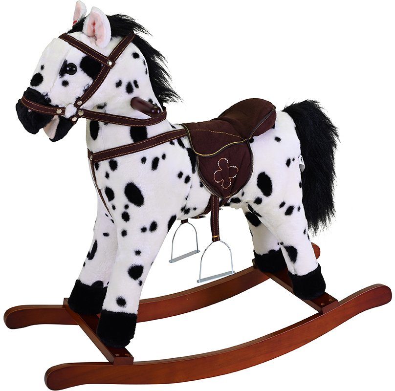 Knorrtoys® Hobbelpaard Appaloosa met geluidsfunctie