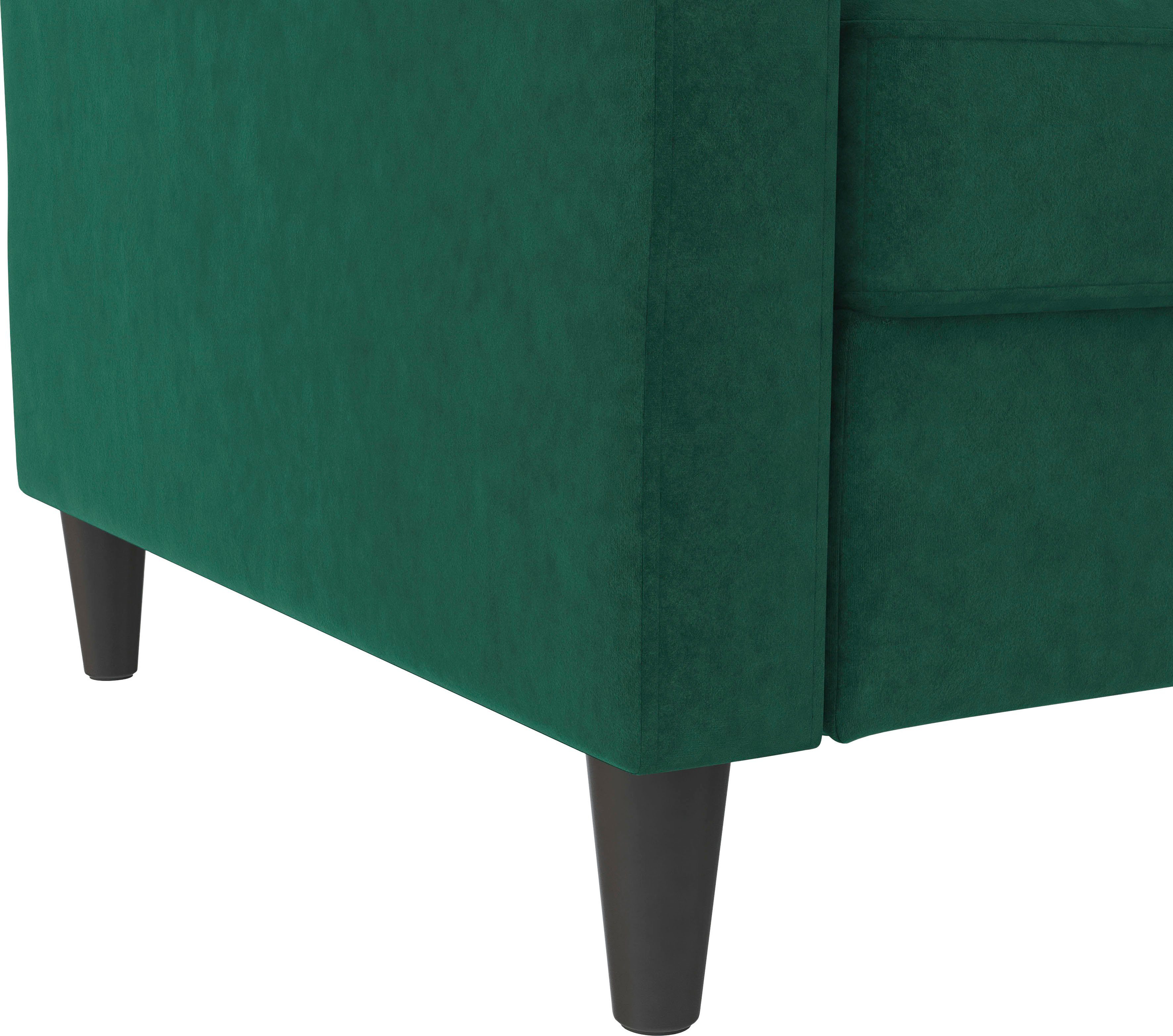 Dorel Home 3-zitsbank Hartford II Slaapfunctie, rugleuning 2-delig, 3-voudig verstelbaar, zithoogte 43 cm