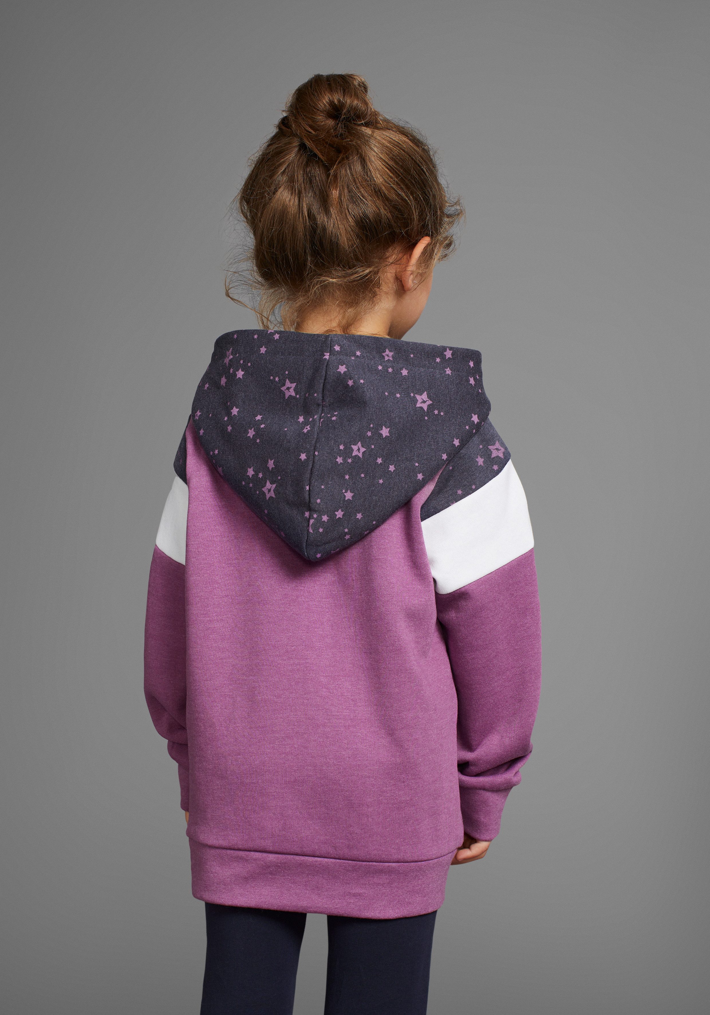 KangaROOS Hoodie Colourblocking voor kleine meisjes