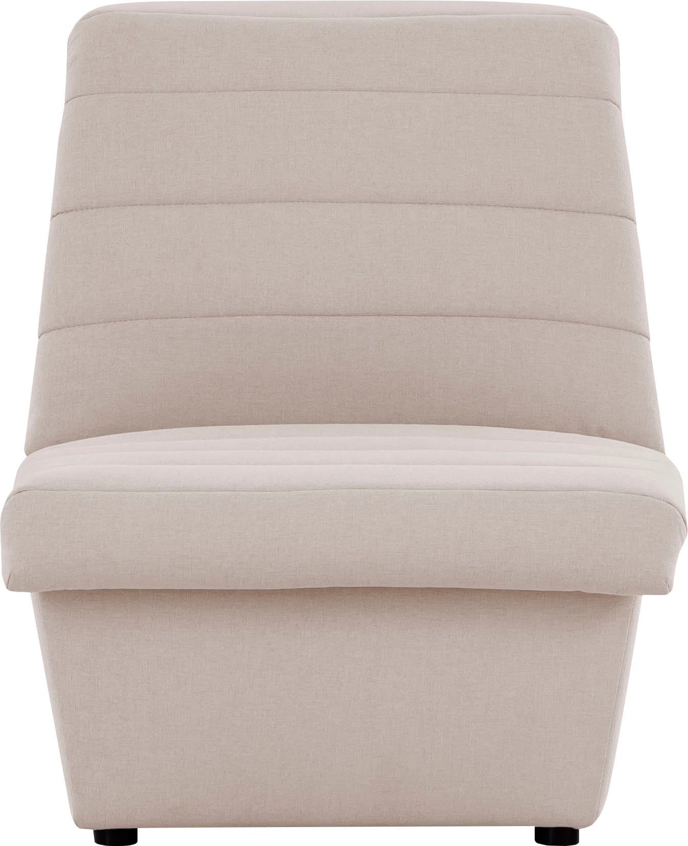 LOOKS BY WOLFGANG JOOP Fauteuil LOOKS VIII Breedtestiksels, zonder armleuningen, in twee verschillende afmetingen fauteuils maat 72 cm x 92 cm x 103